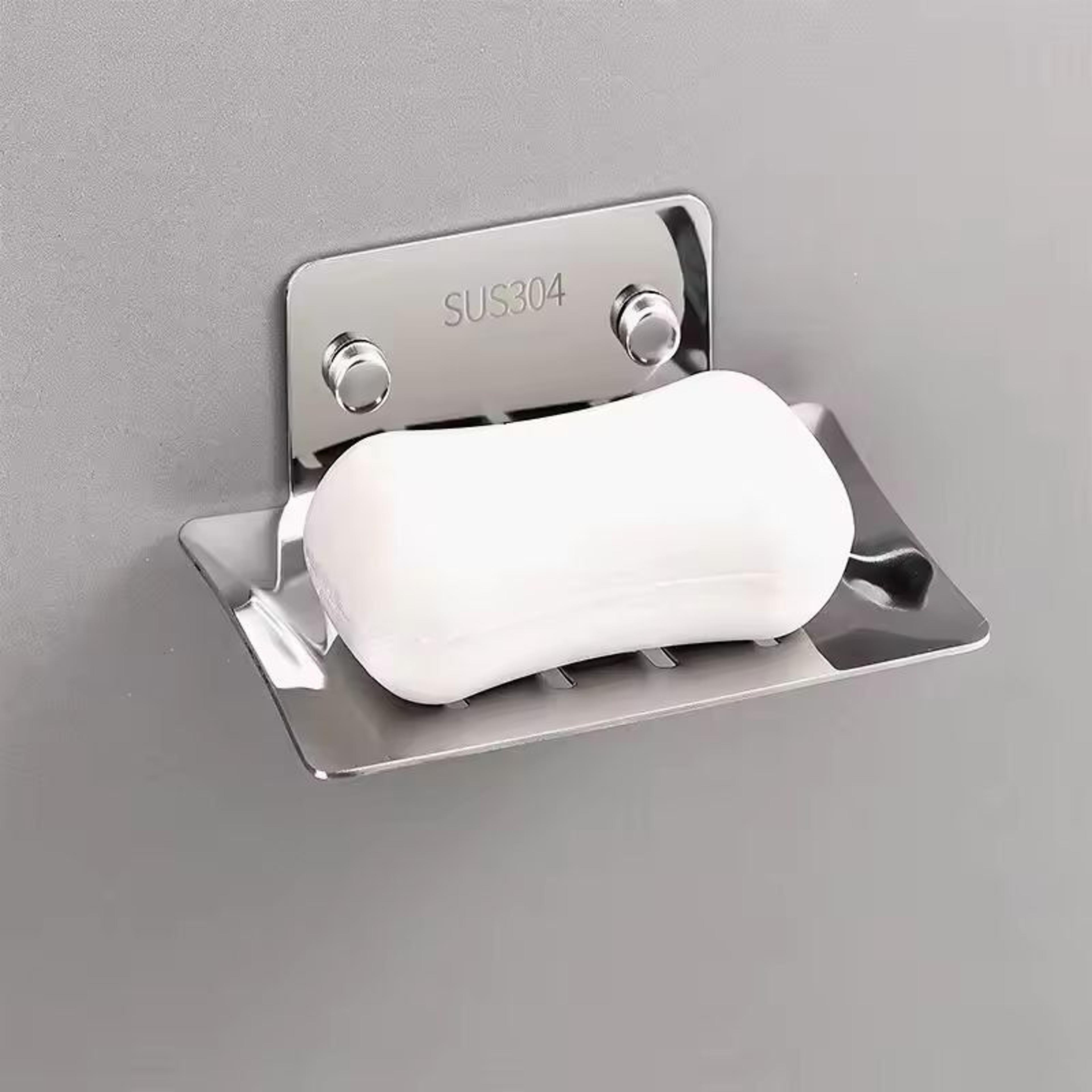 elegant glidewall soap tray – wall-mounted draining soap dish & holder