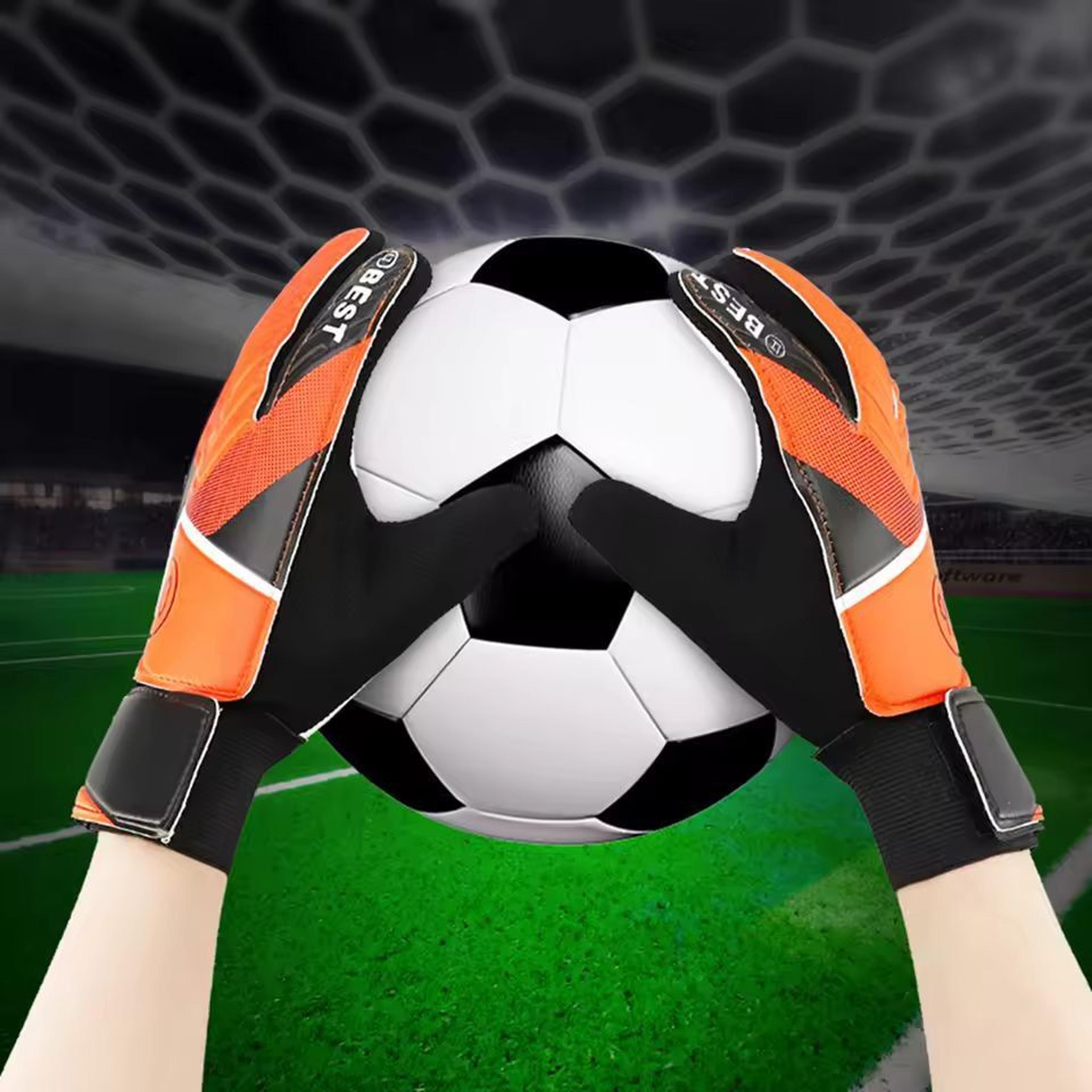 youth guardian pro kids goalkeeper gloves – anti-slip finger-protection football gloves