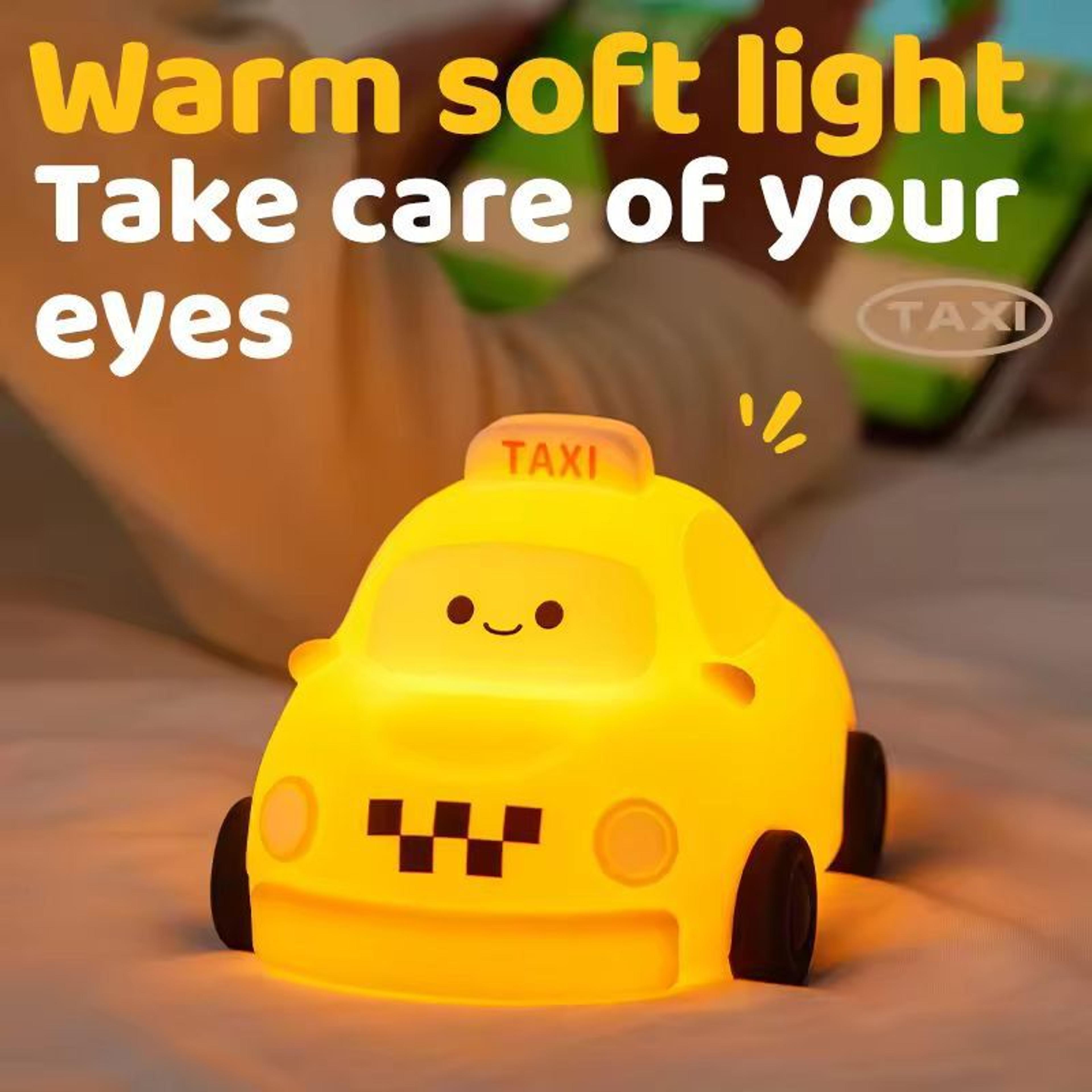 soft-glow silicone touch night lamp for kids & nursery – usb rechargeable bedside light