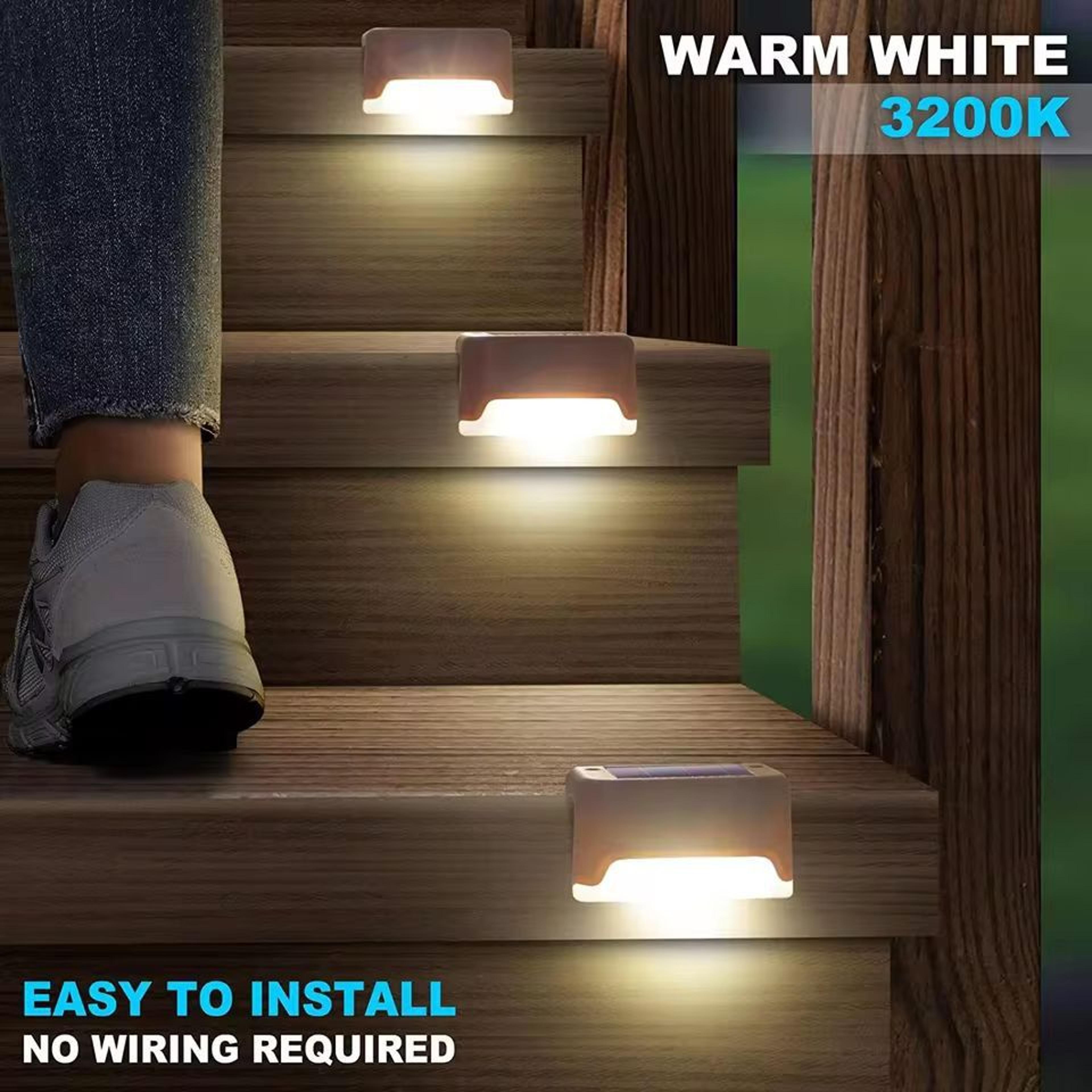 solarglow elite deck & garden solar lights – waterproof ip65 solar deck light set