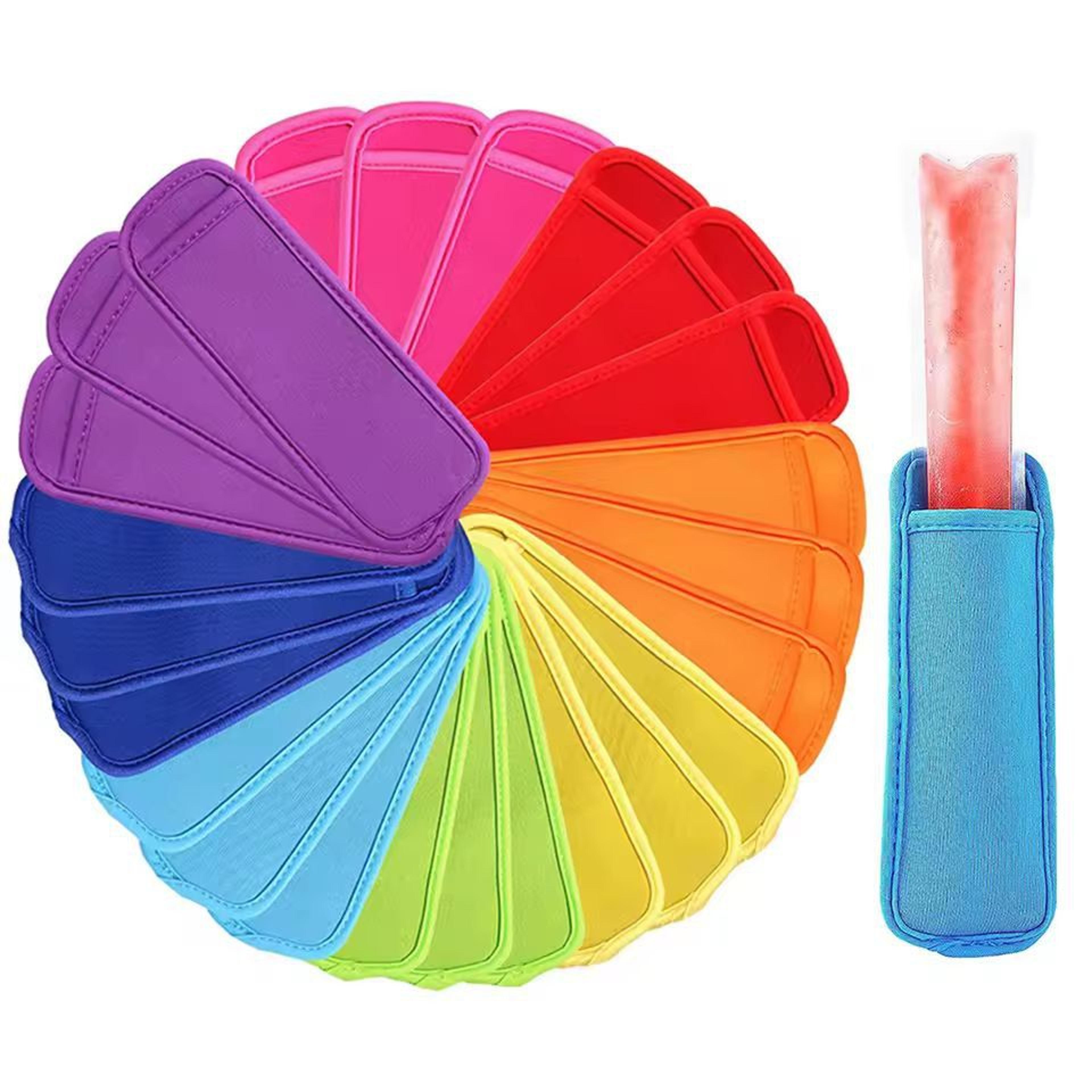 reusable ice pop sleeves – insulated freezer pop holders for no-mess, no-freeze snacking
