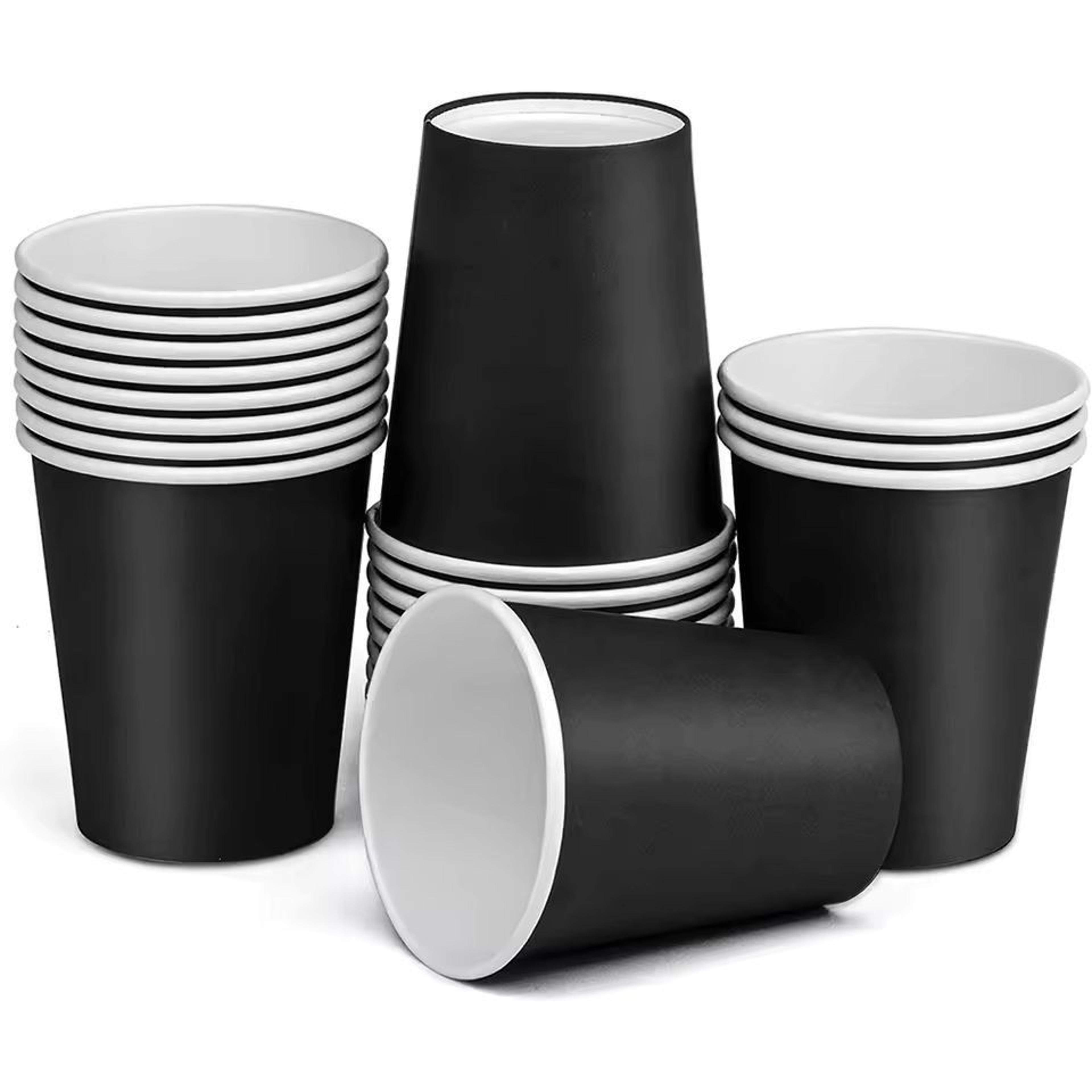 premium 20-pack 9 oz disposable paper coffee cups – party, picnic & travel pack