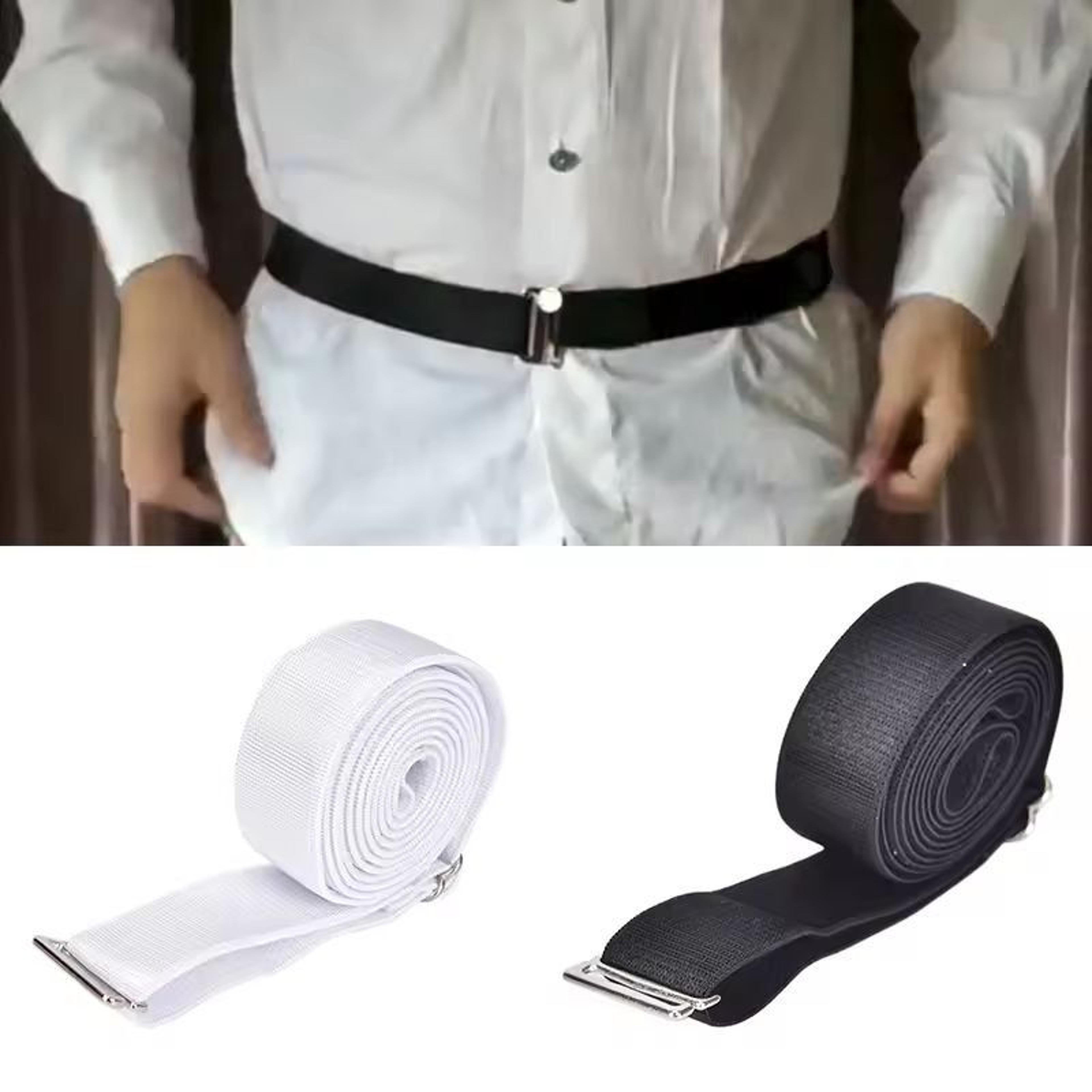 staysharp adjustable no-slip shirt tuck belt