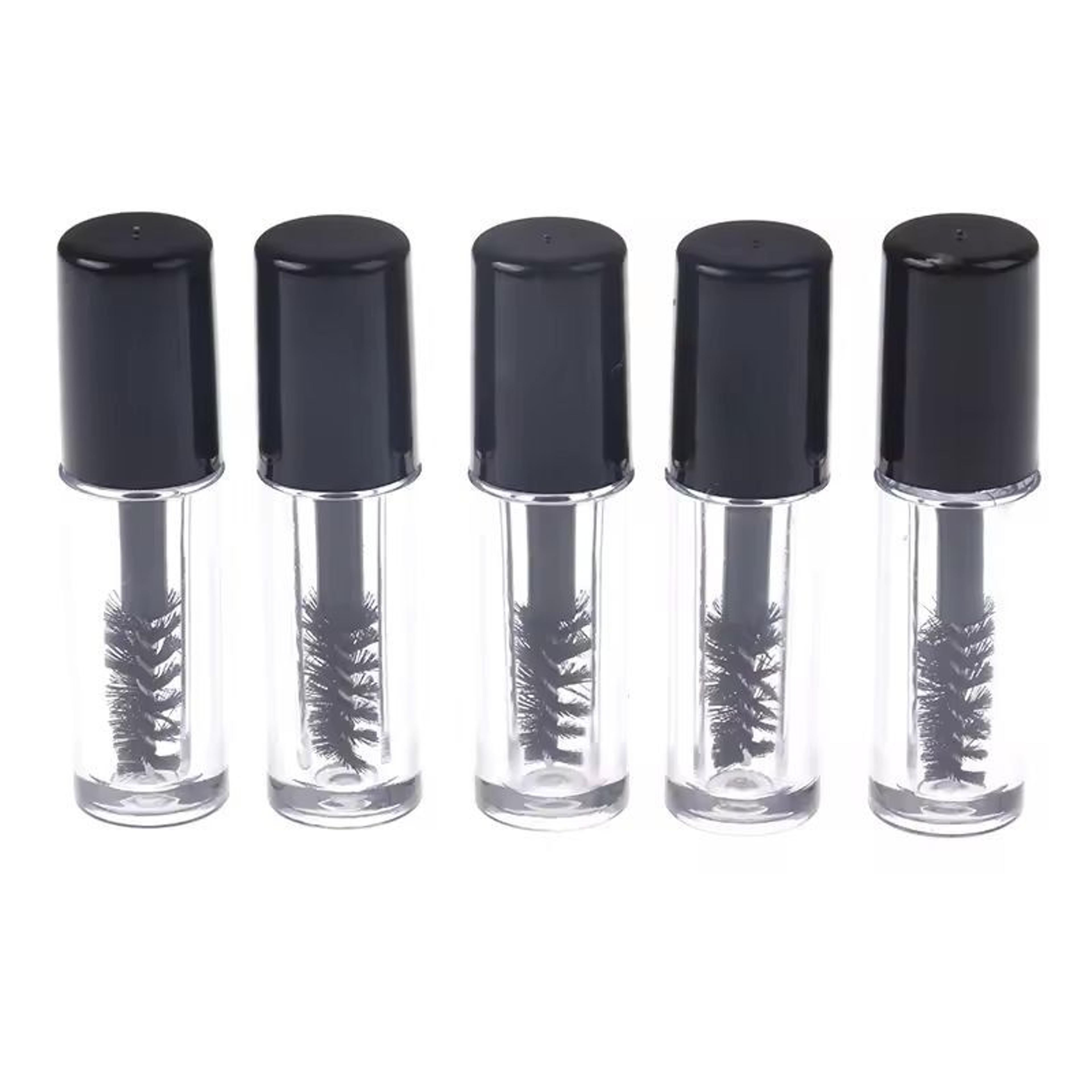 refillable empty mascara bottles & wand - compact diy cosmetic tubes (5 / 10-pack)