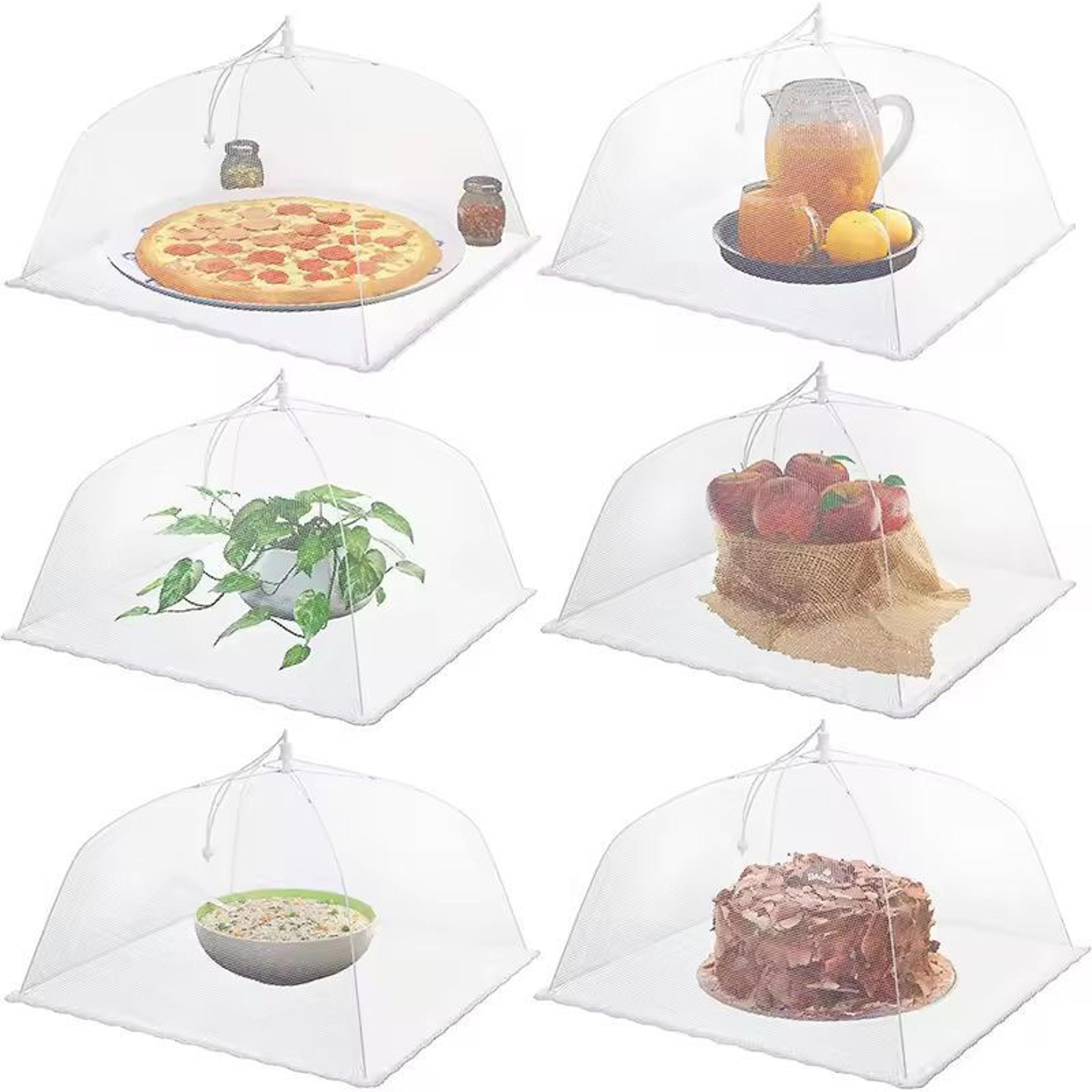 large & tall collapsible mesh food cover tent - outdoor pop-up food net for picnic, bbq & party