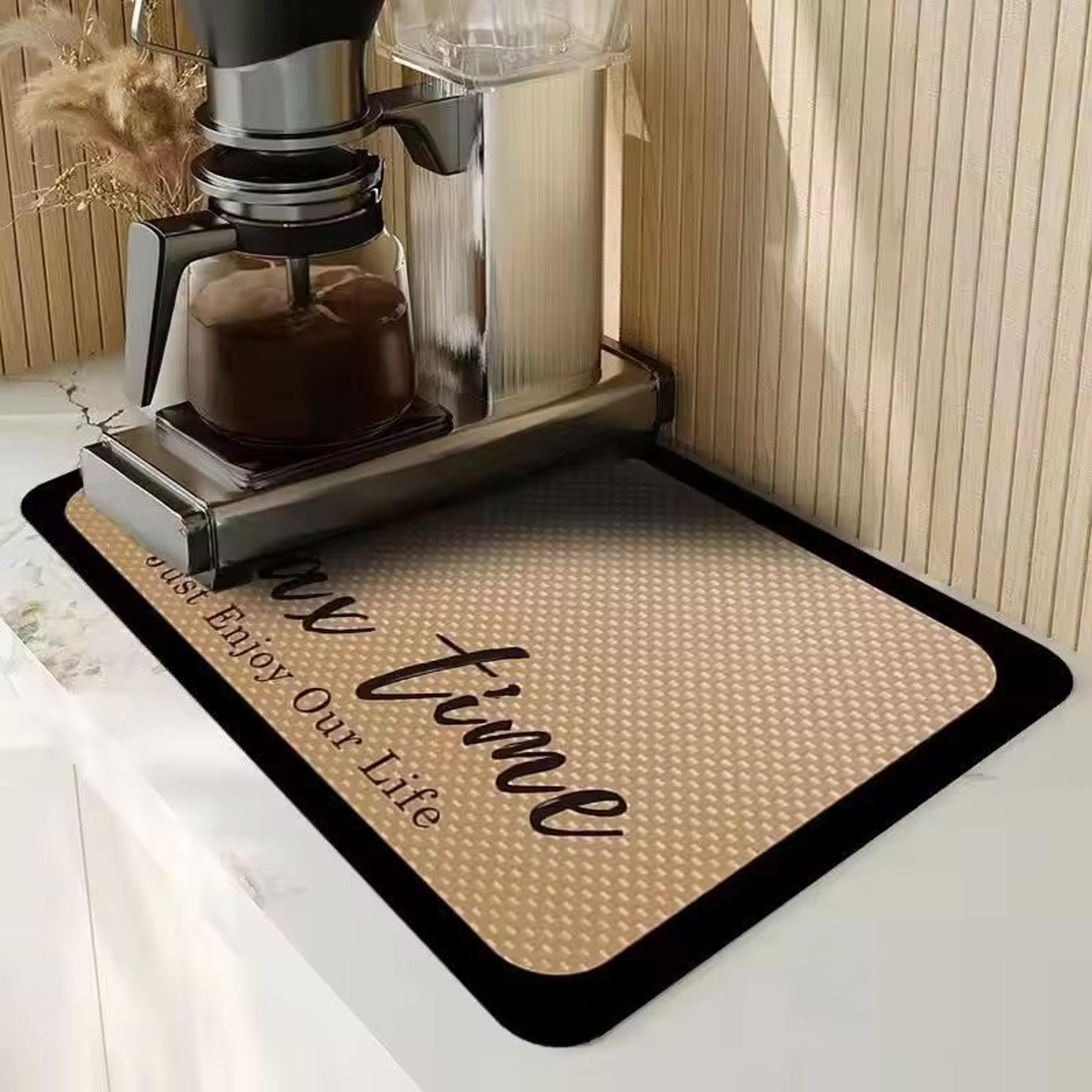 premium coffee machine mat – anti-fouling water-absorbing pad