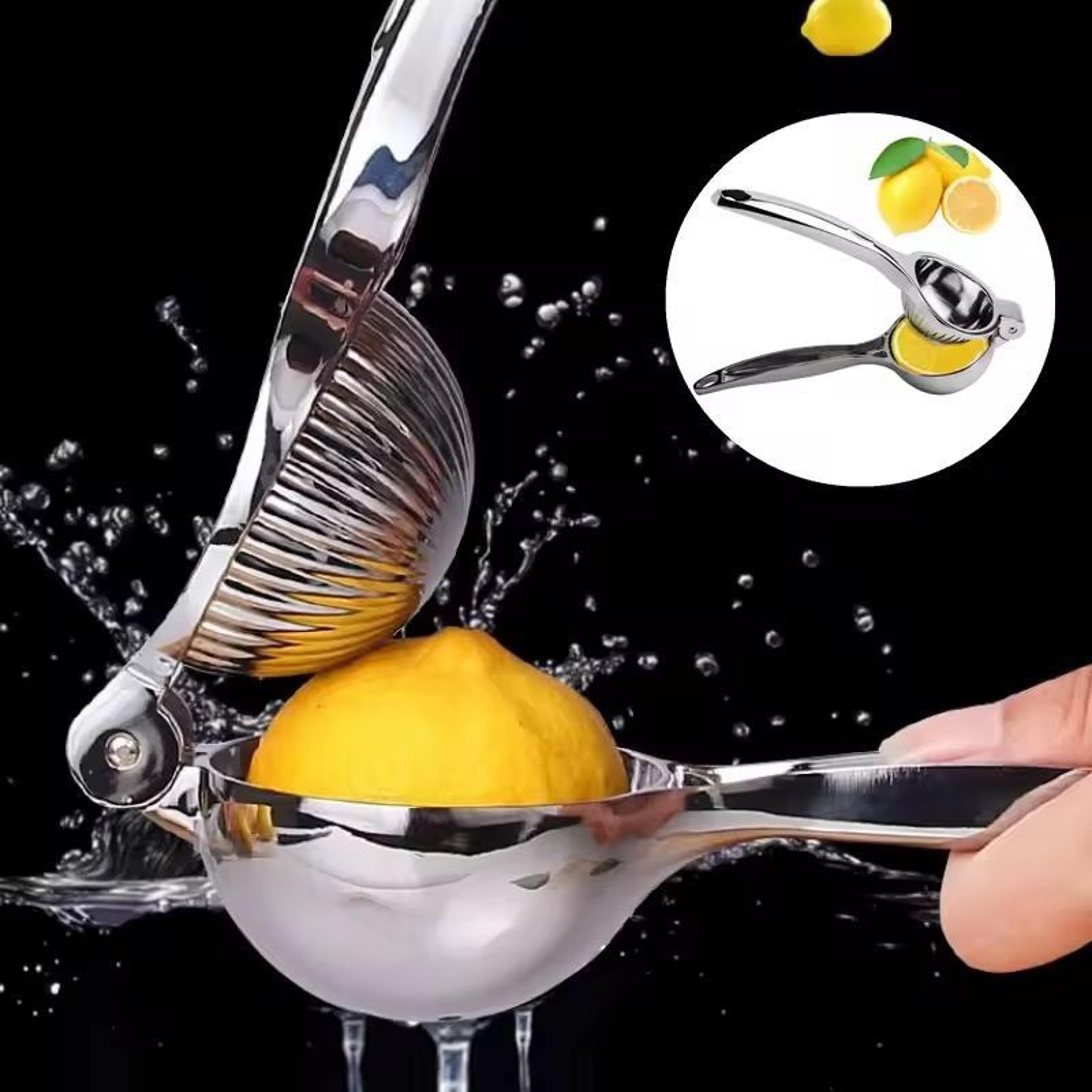 premium handheld citrus juice press - zinc alloy manual lemon & orange squeezer