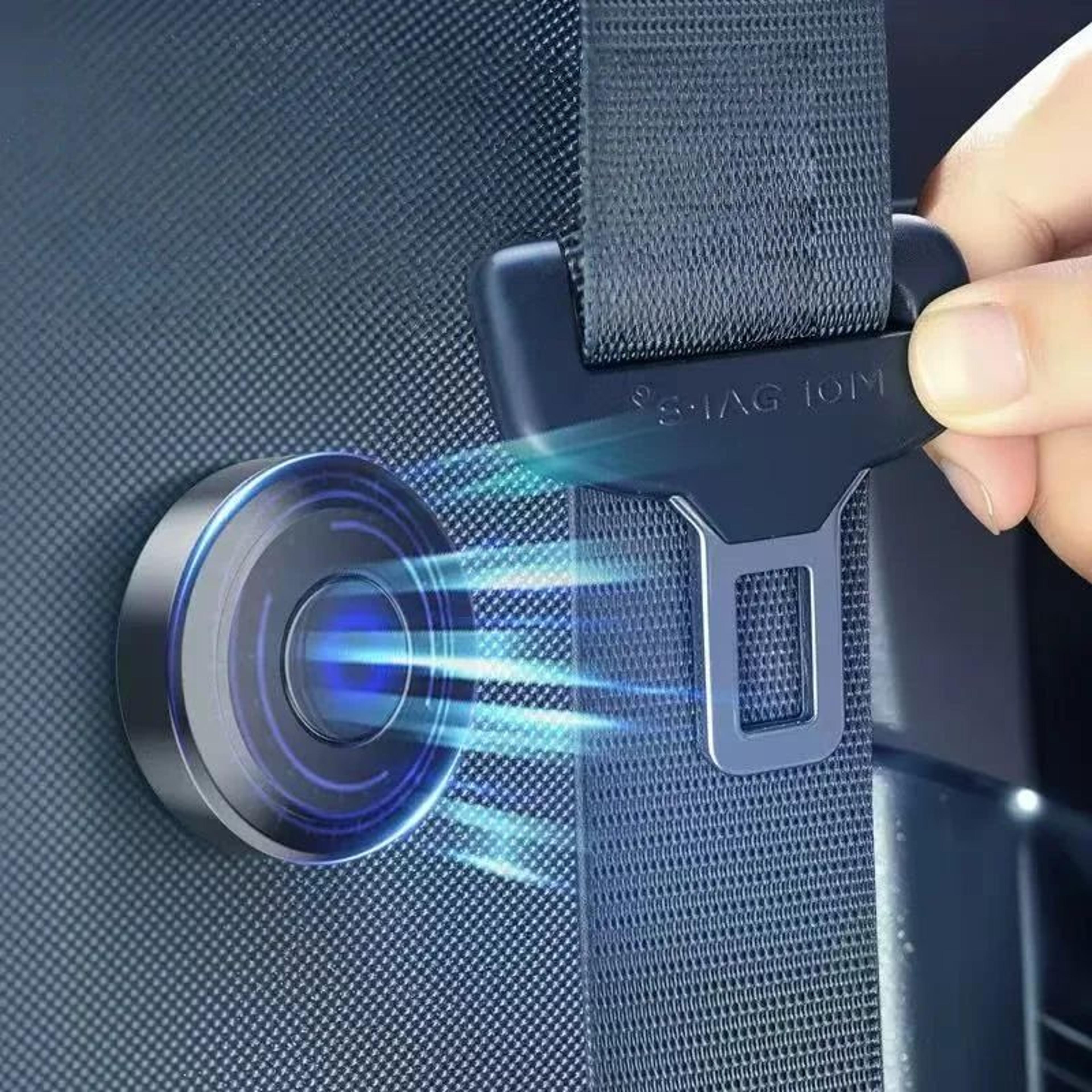 secureride adjustable seat belt clip - neck- & shoulder-comfort car belt stabilizer