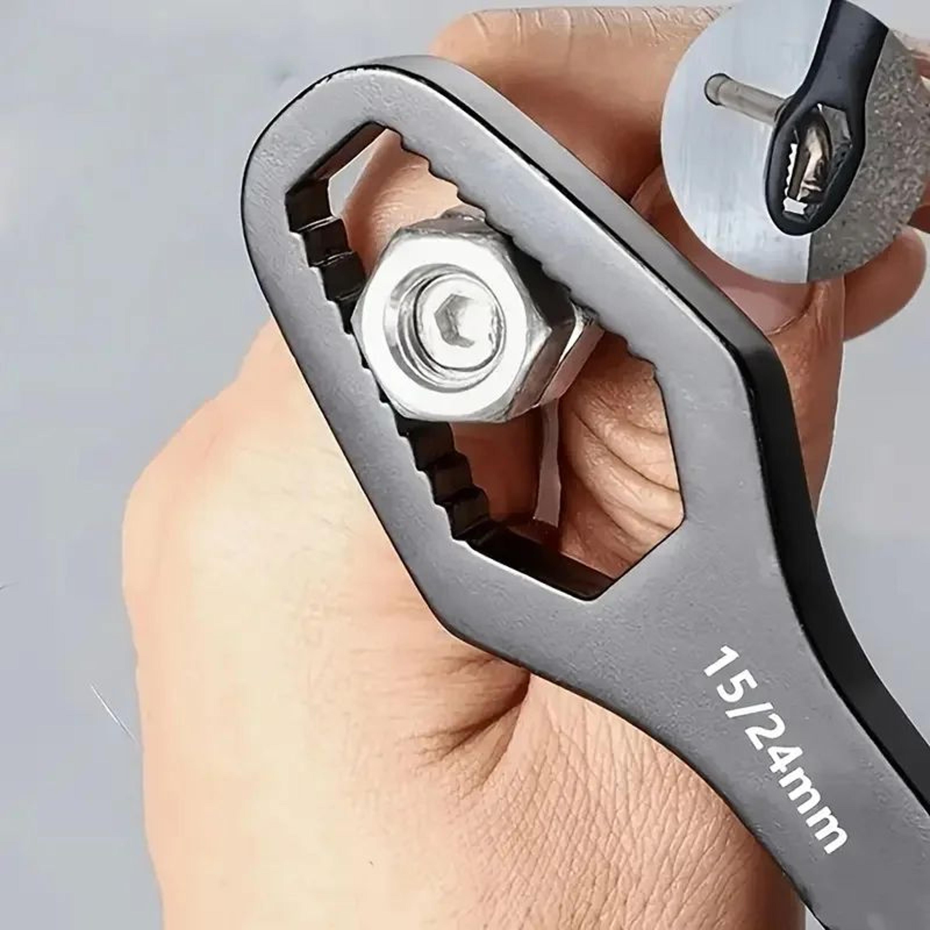 compact double-head adjustable wrench (3–17 mm) – versatile multi-purpose tool