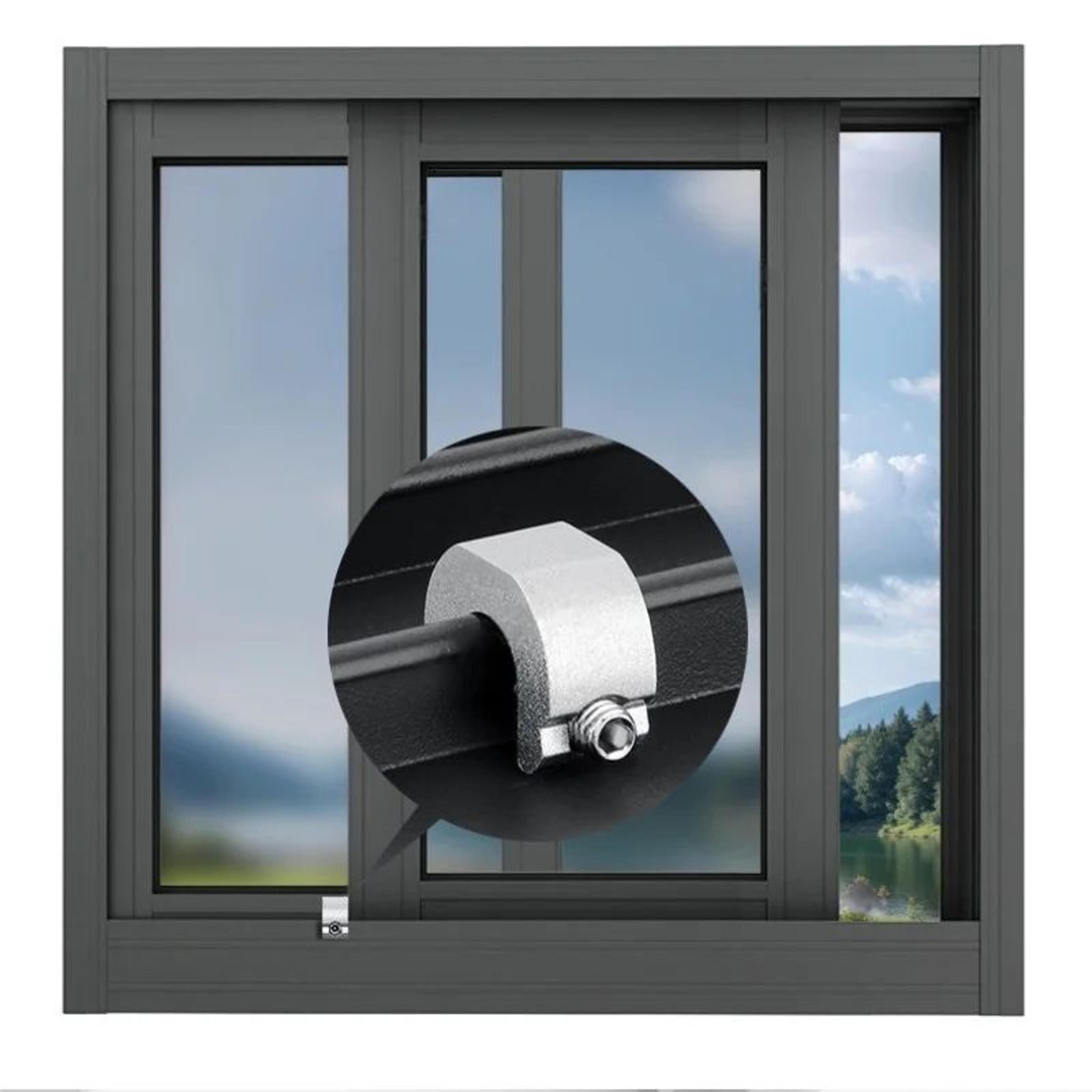 secureglide aluminum sliding window & door stopper (3/5/10 pcs) – anti-theft & child safety lock