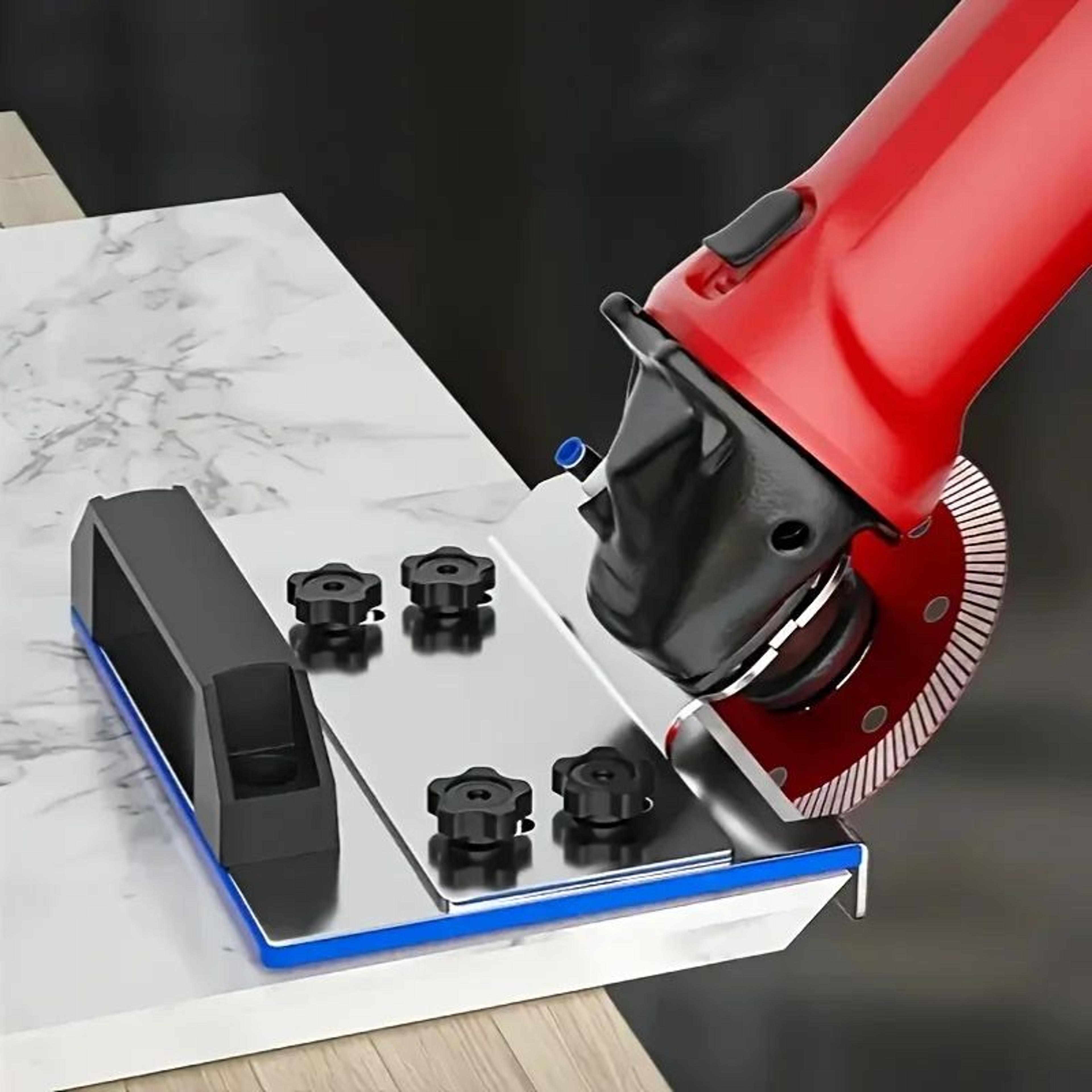 universal 45° tile chamfering stand - precision angle grinder holder for 100-type grinders