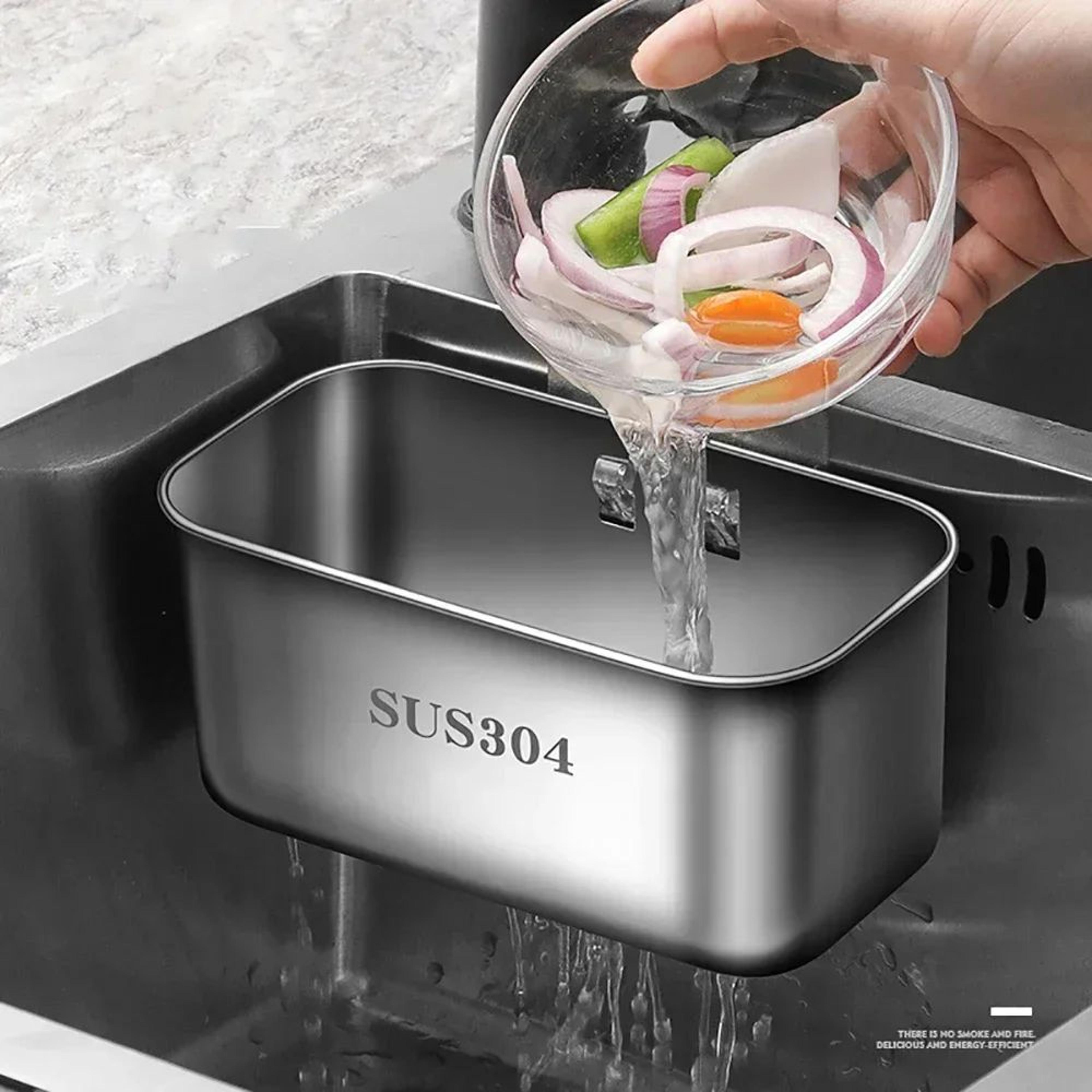 premium 304 stainless steel sink drain strainer basket