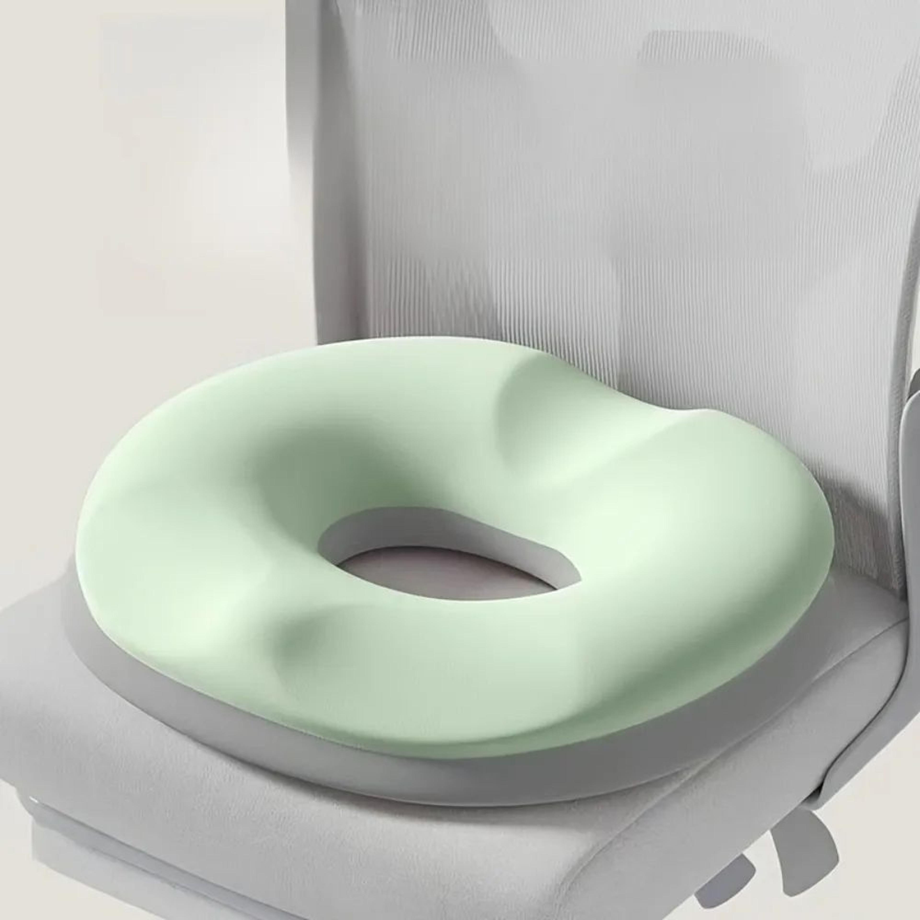 comfortplus memory foam donut cushion – tailbone & hemorrhoid relief seat pad