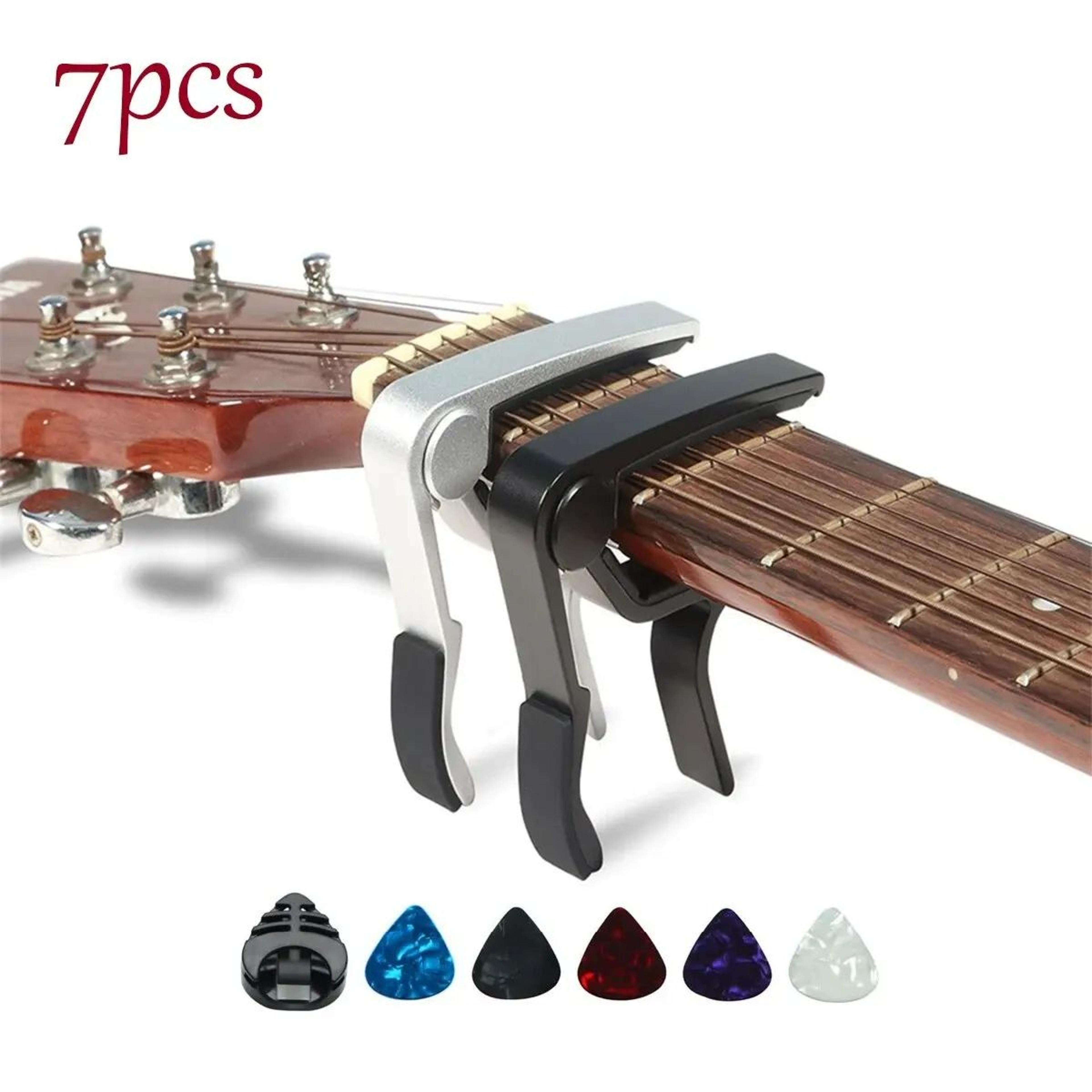 progrip multi-set guitar capo kit for acoustic & electric guitars