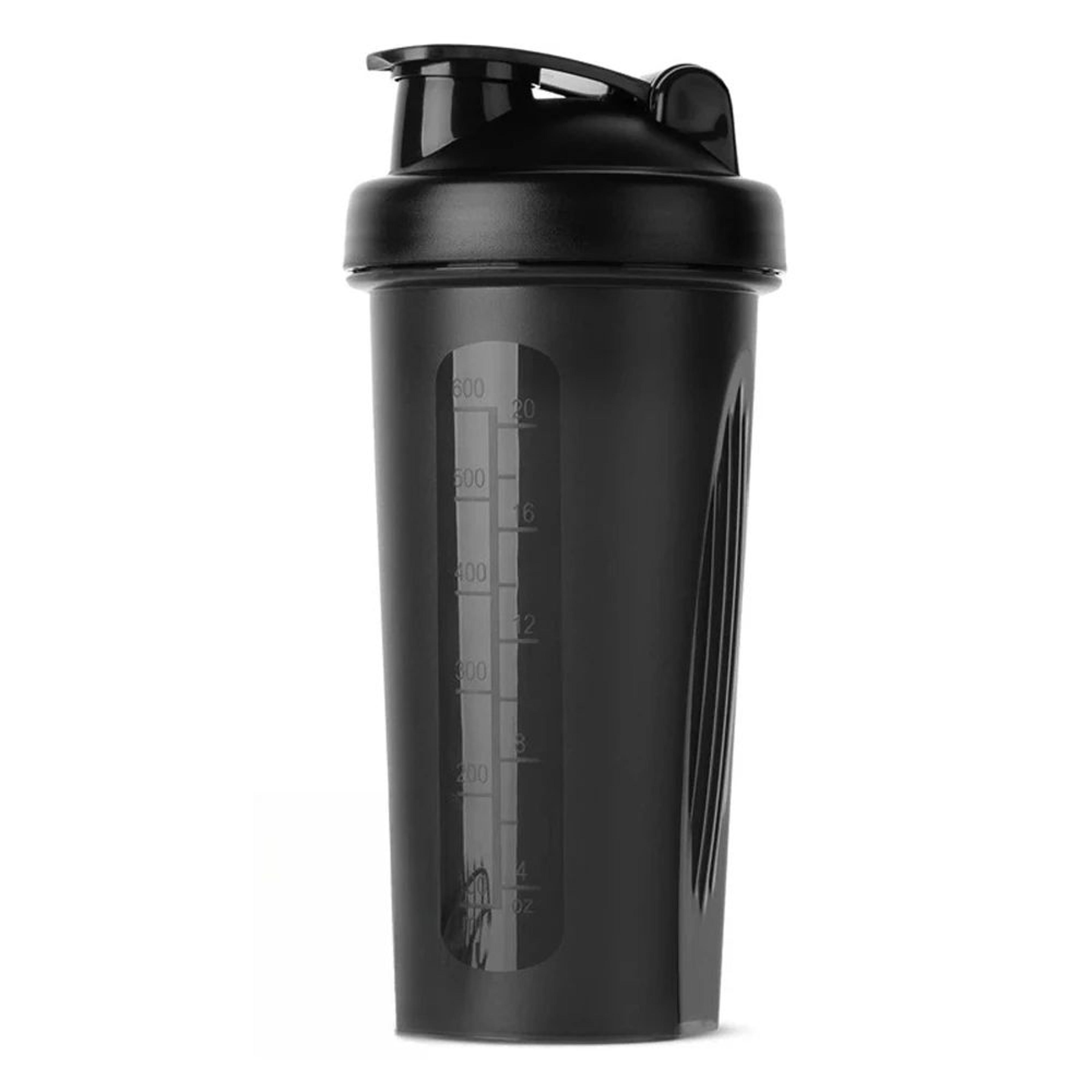 600ml performance shaker bottle – leak-proof protein shaker bottle for gym, training & daily nutrition