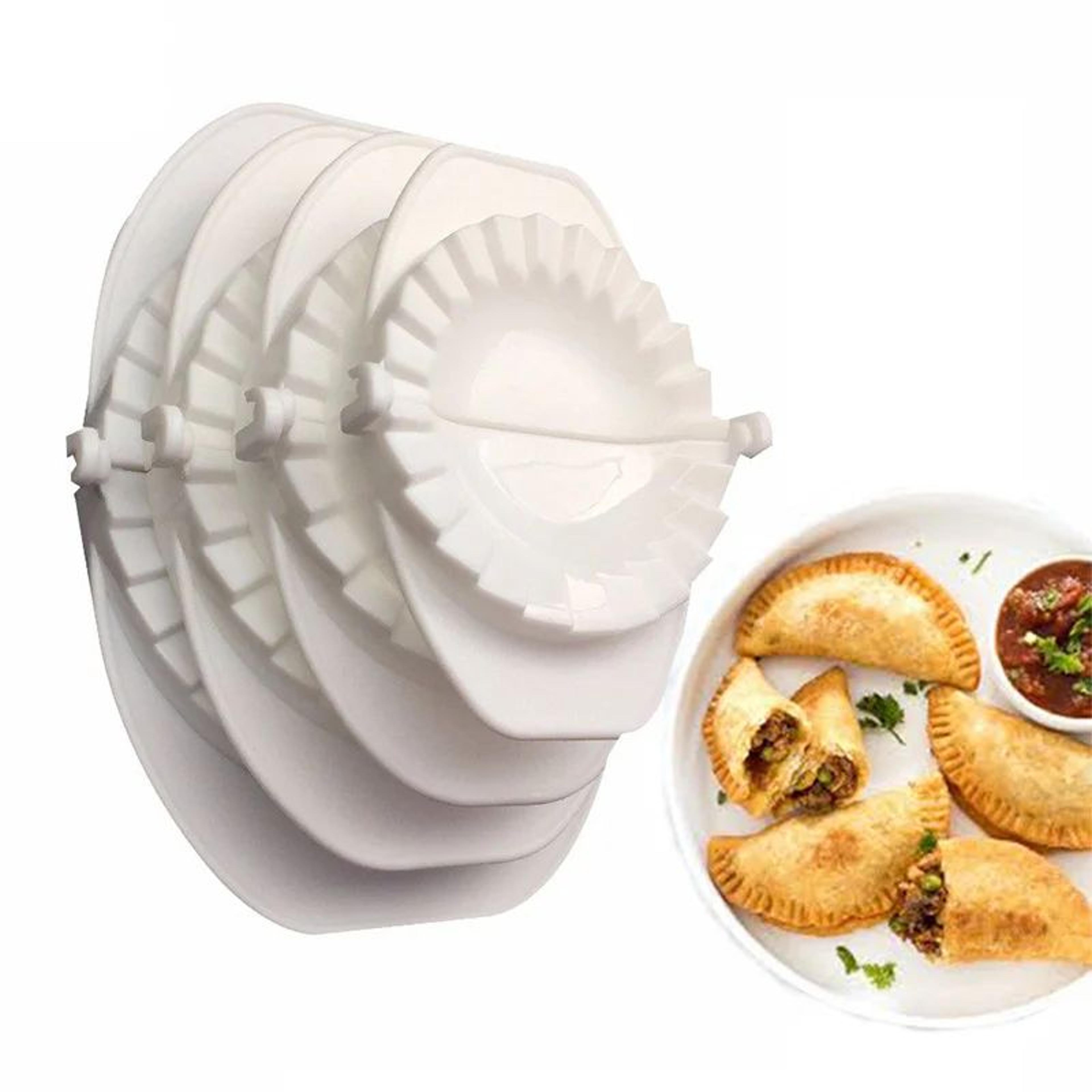 ultimate dumpling & pastry press - diy dough mold for empanadas, pierogi & more
