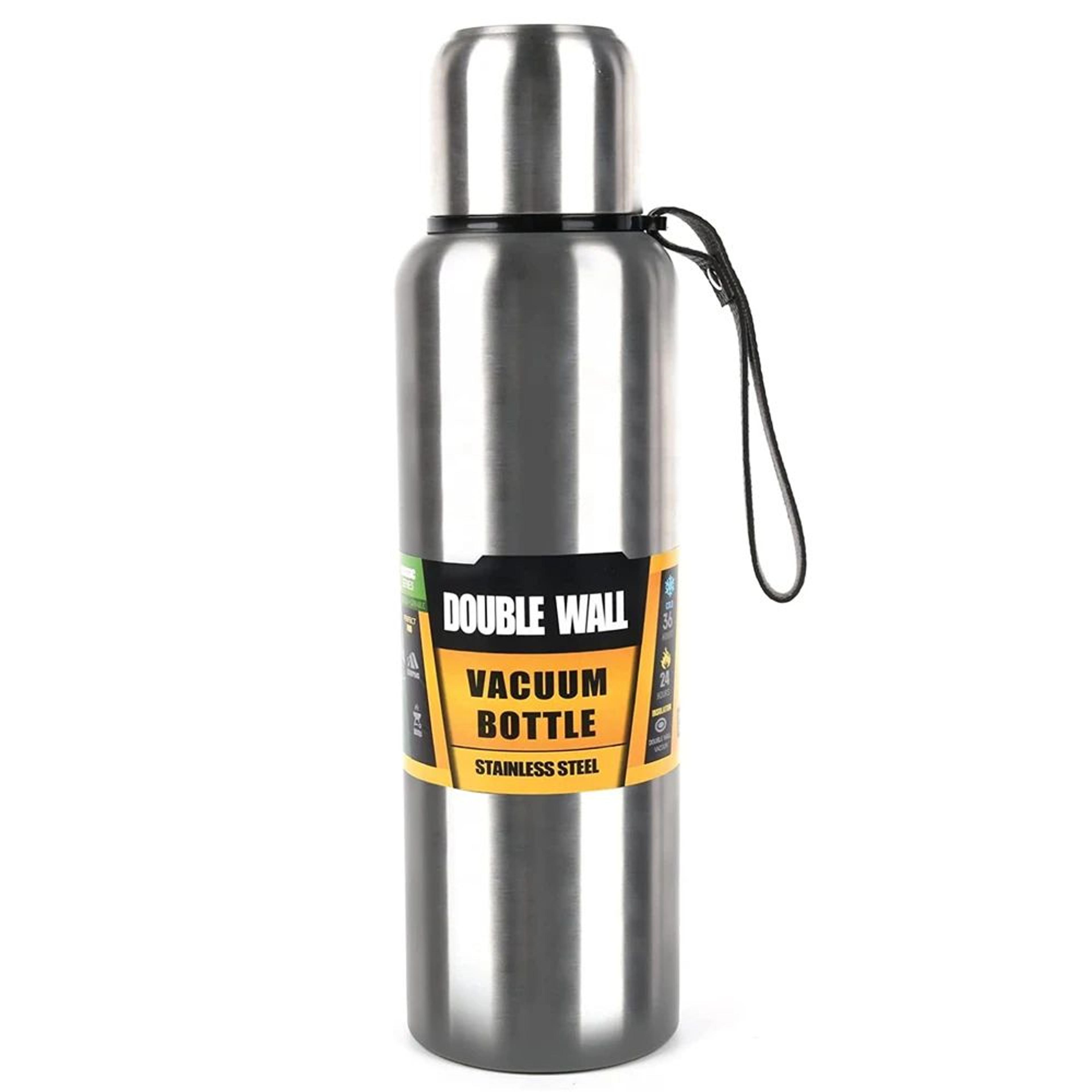premium stainless steel insulated thermos bottle – large capacity hot & cold flask