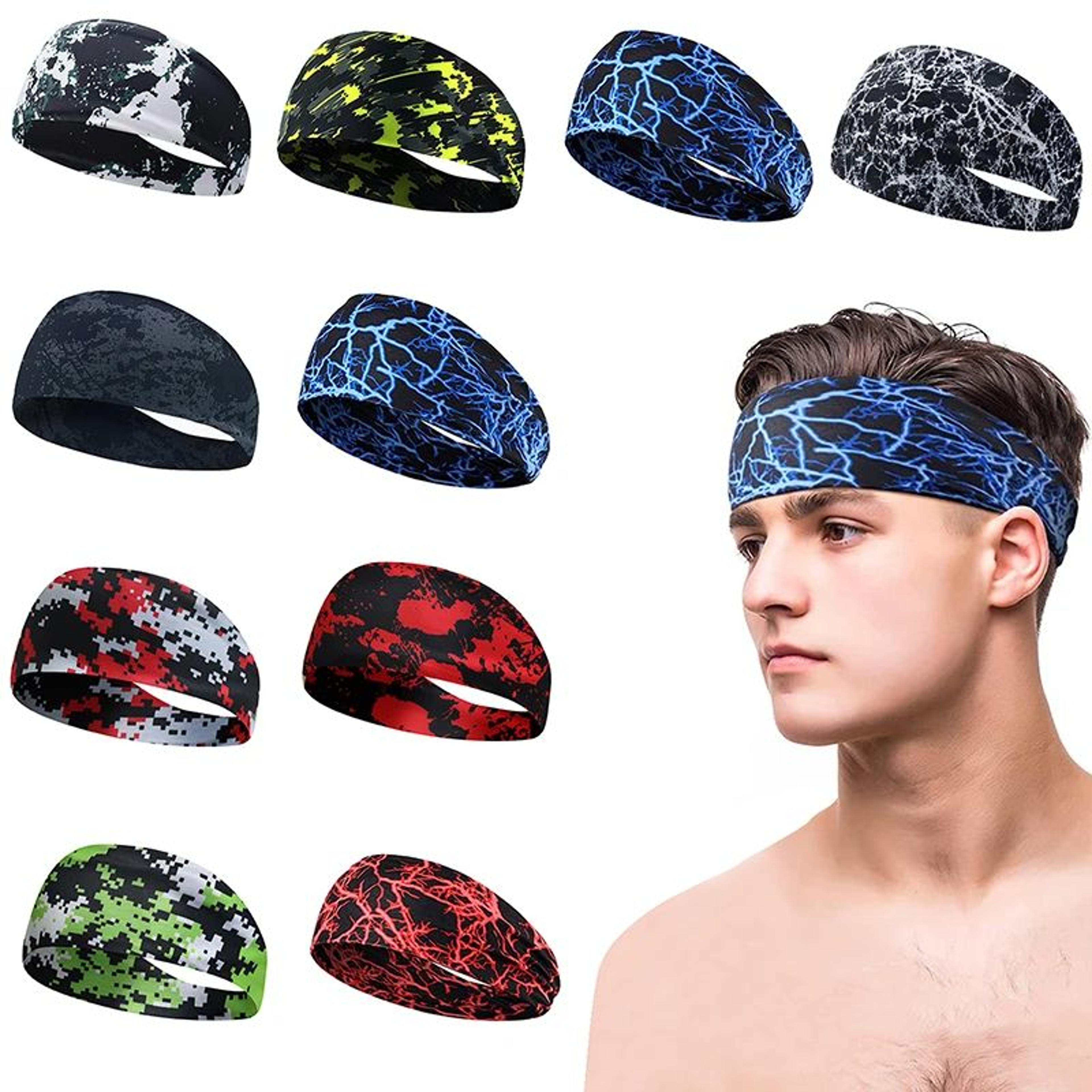 womens anti-sweat sports sweatband – lightweight gym & running headband