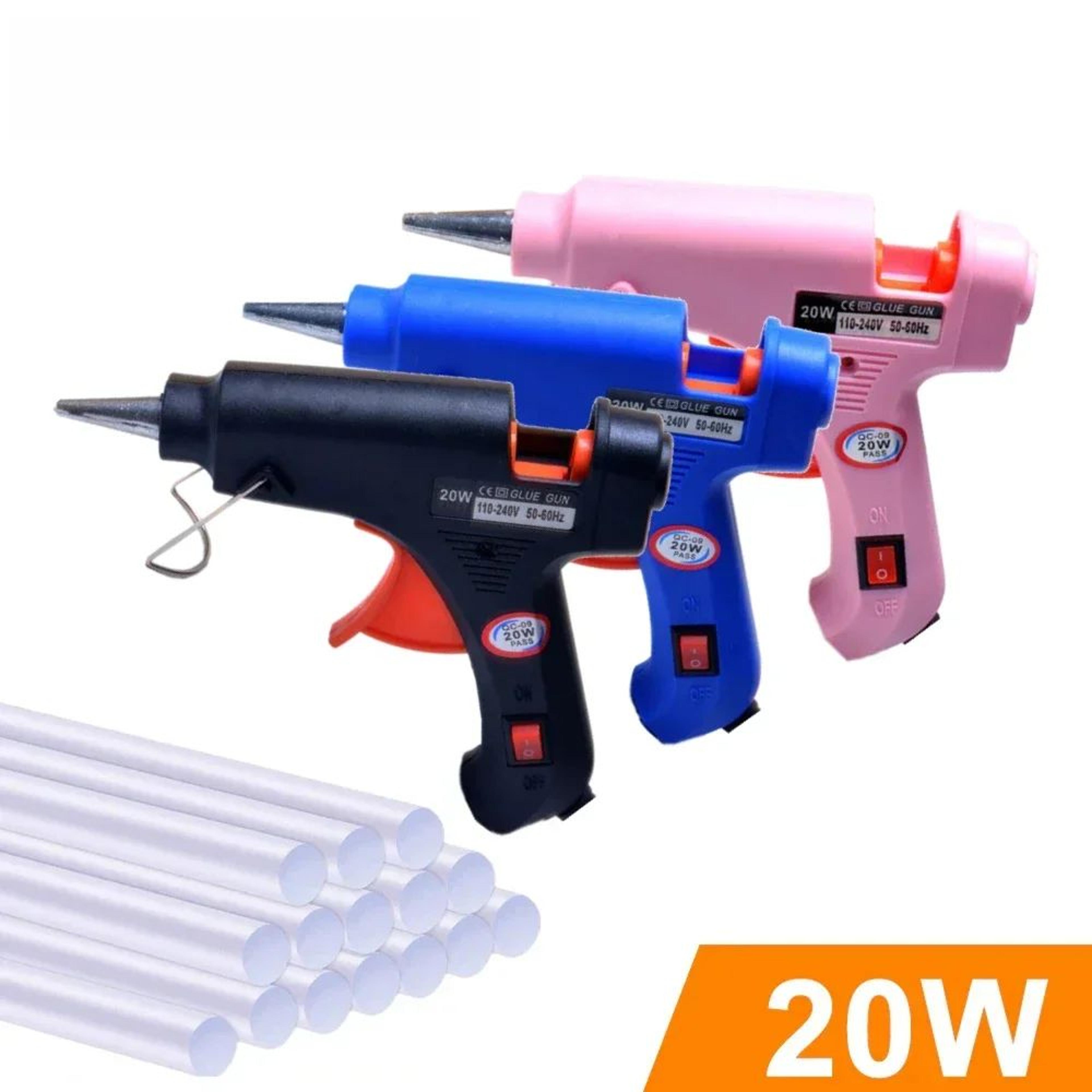 20w mini hot melt glue gun for diy crafts & quick repairs