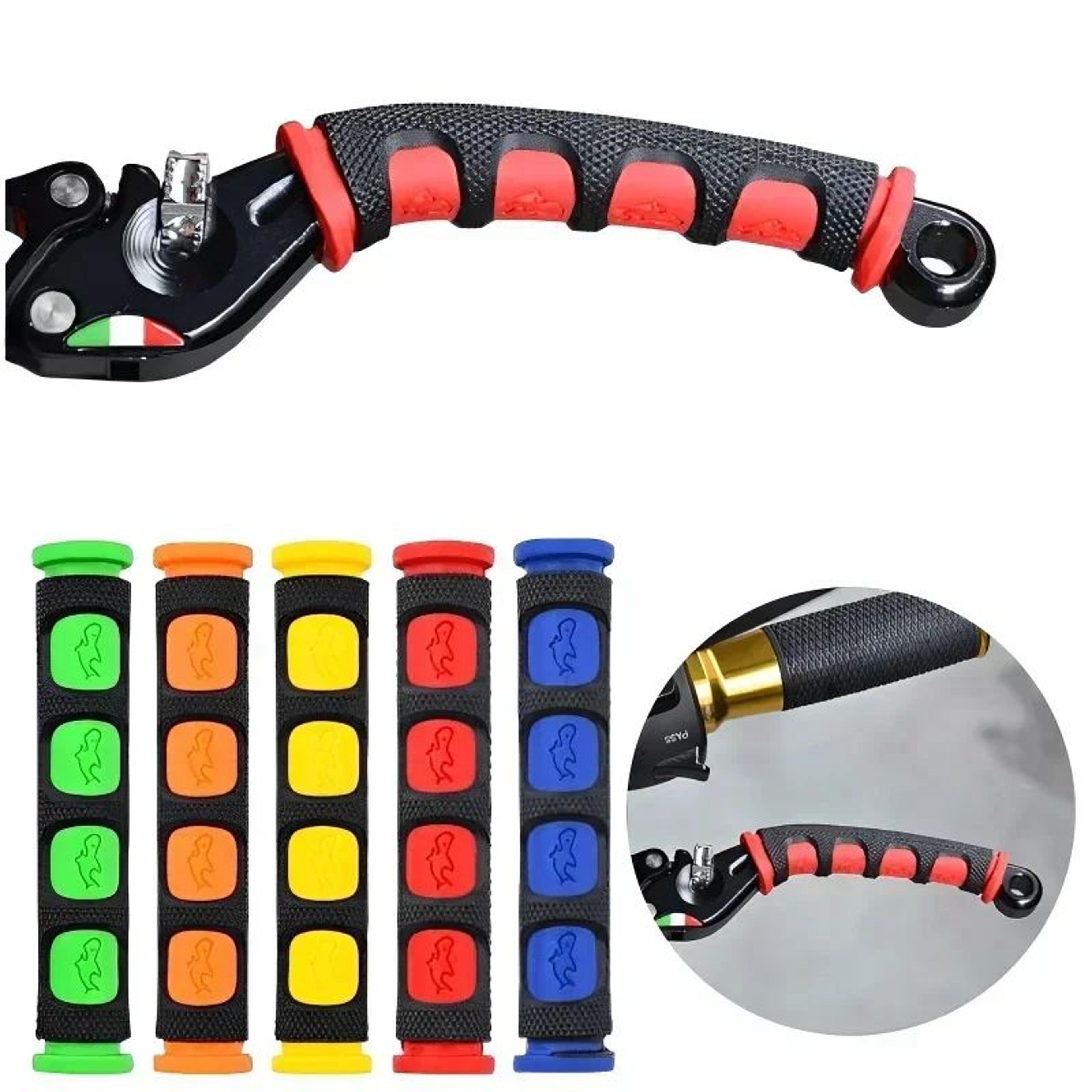 anti-slip gel motorcycle & bike brake lever covers for comfort and control