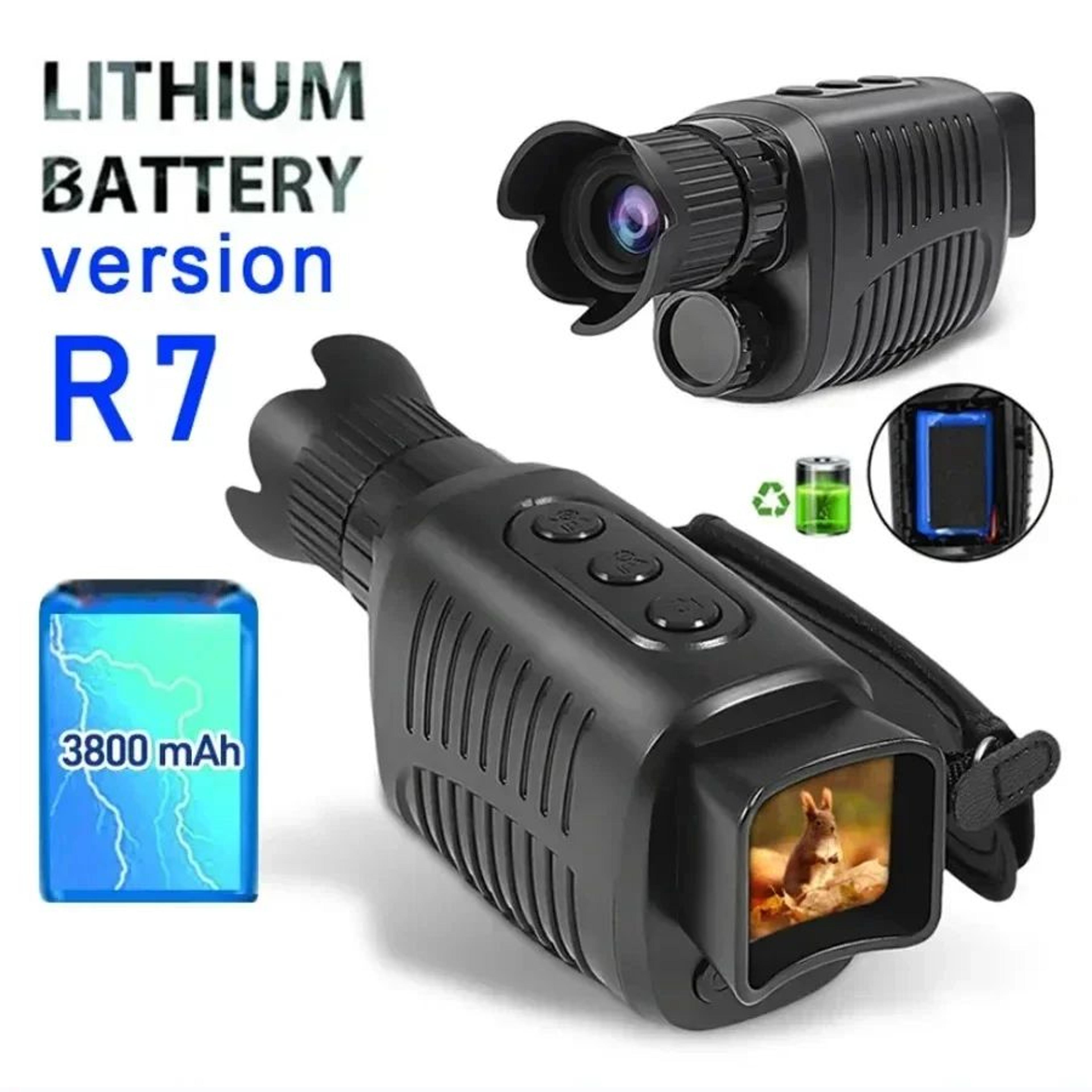 digital night vision monocular with infrared 5x zoom – long range 300m optical viewer