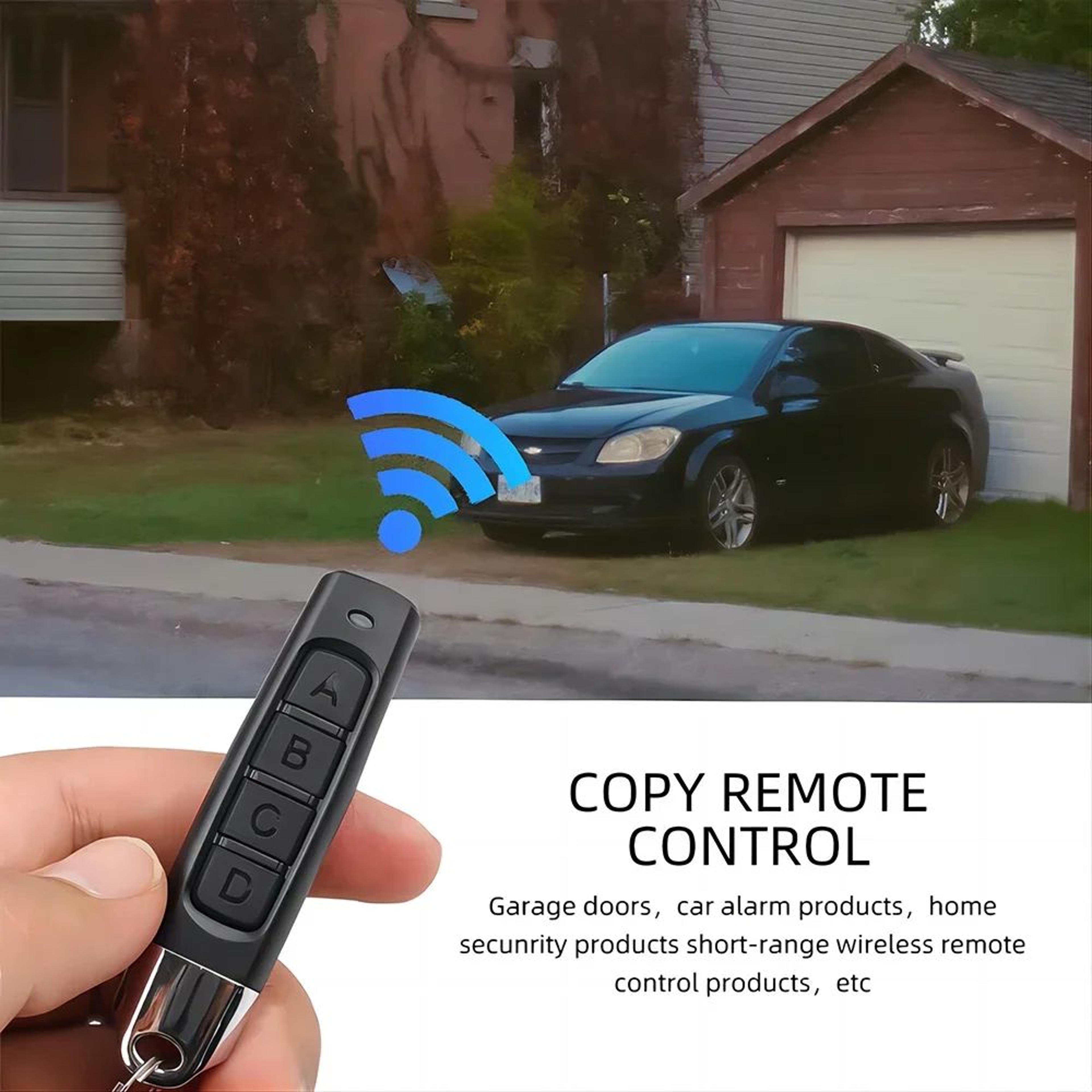 433mhz universal garage door remote control duplicator – auto copy cloning opener key