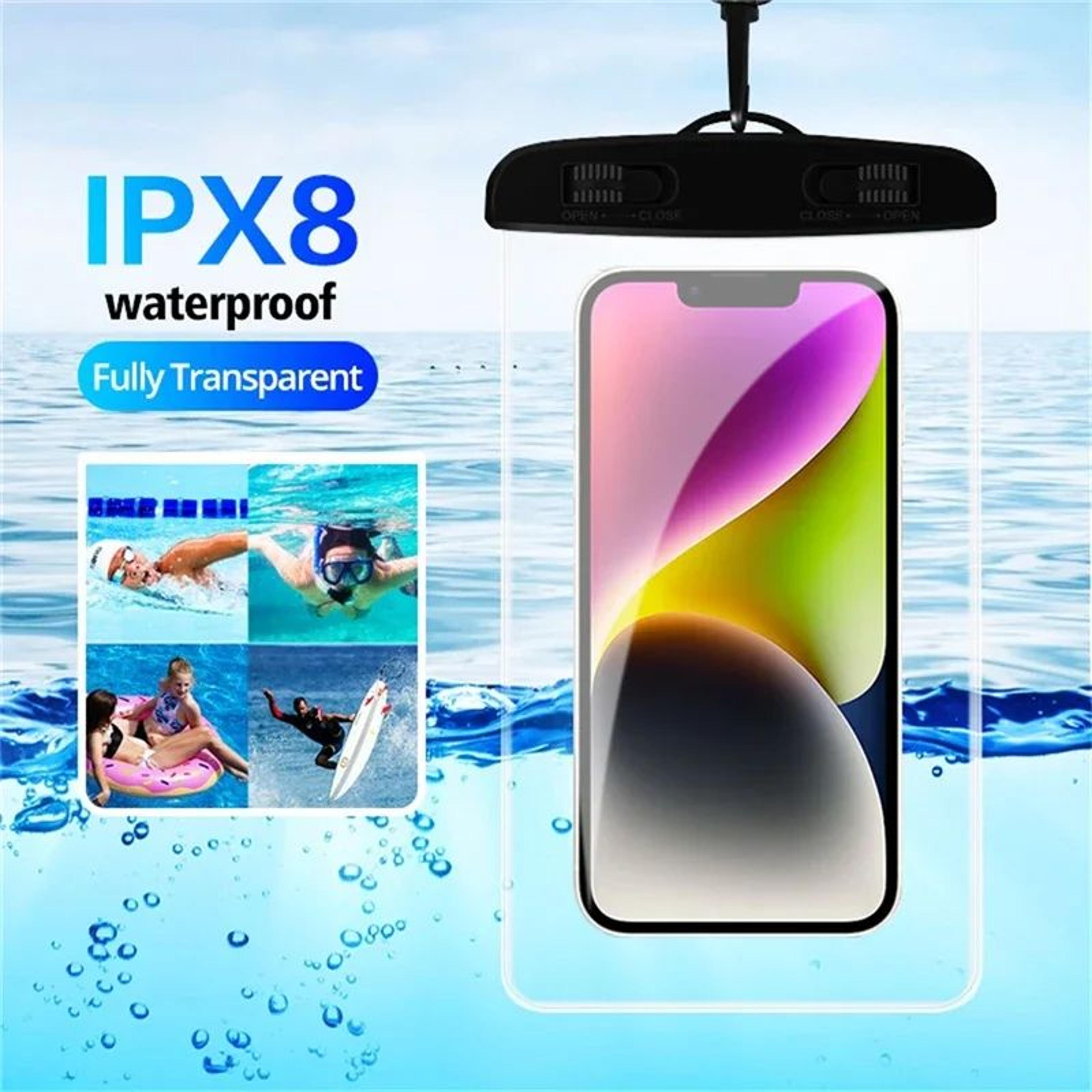 ip68 universal waterproof phone pouch for swimming, beach & travel