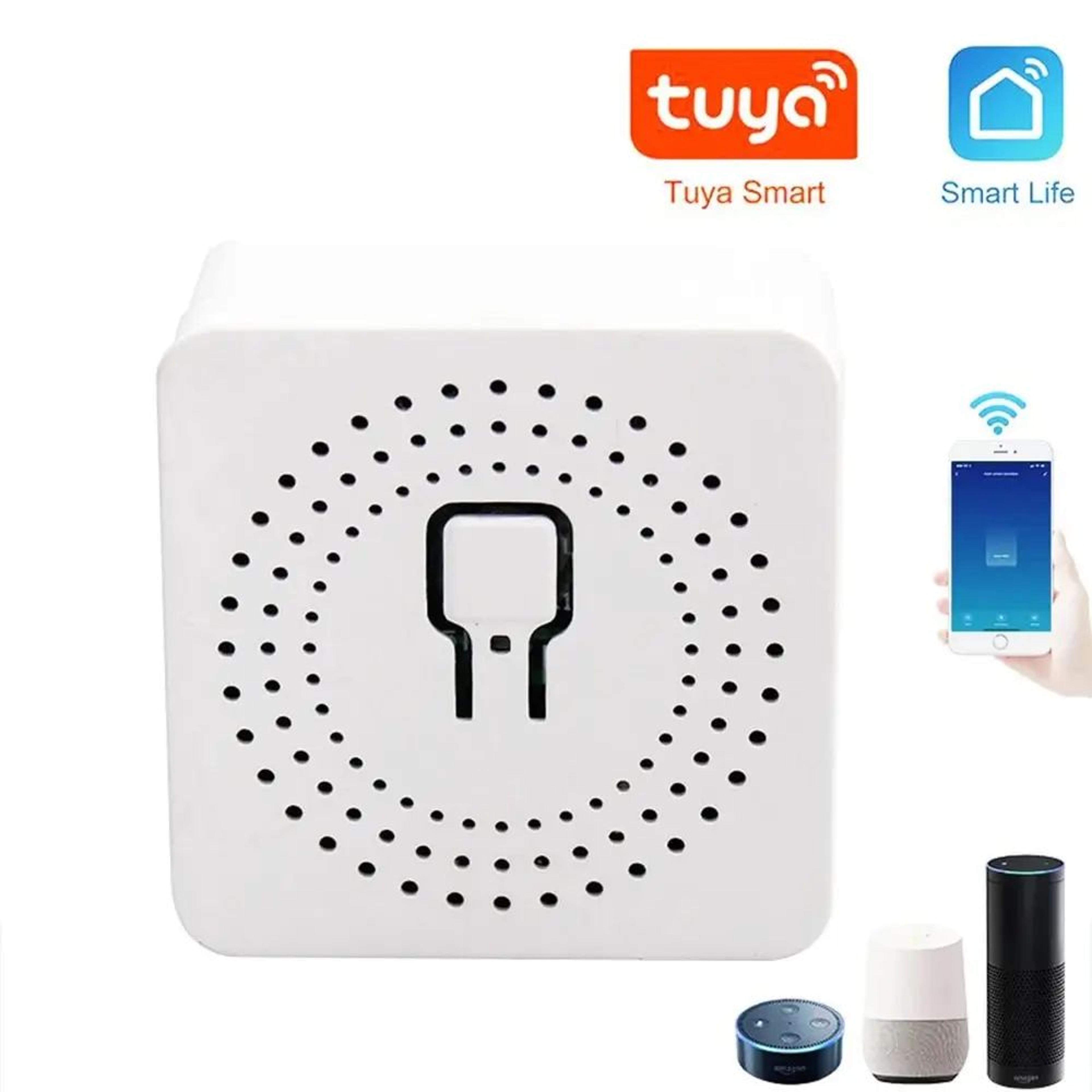 smart wifi mini circuit breaker switch with alexa & google home control