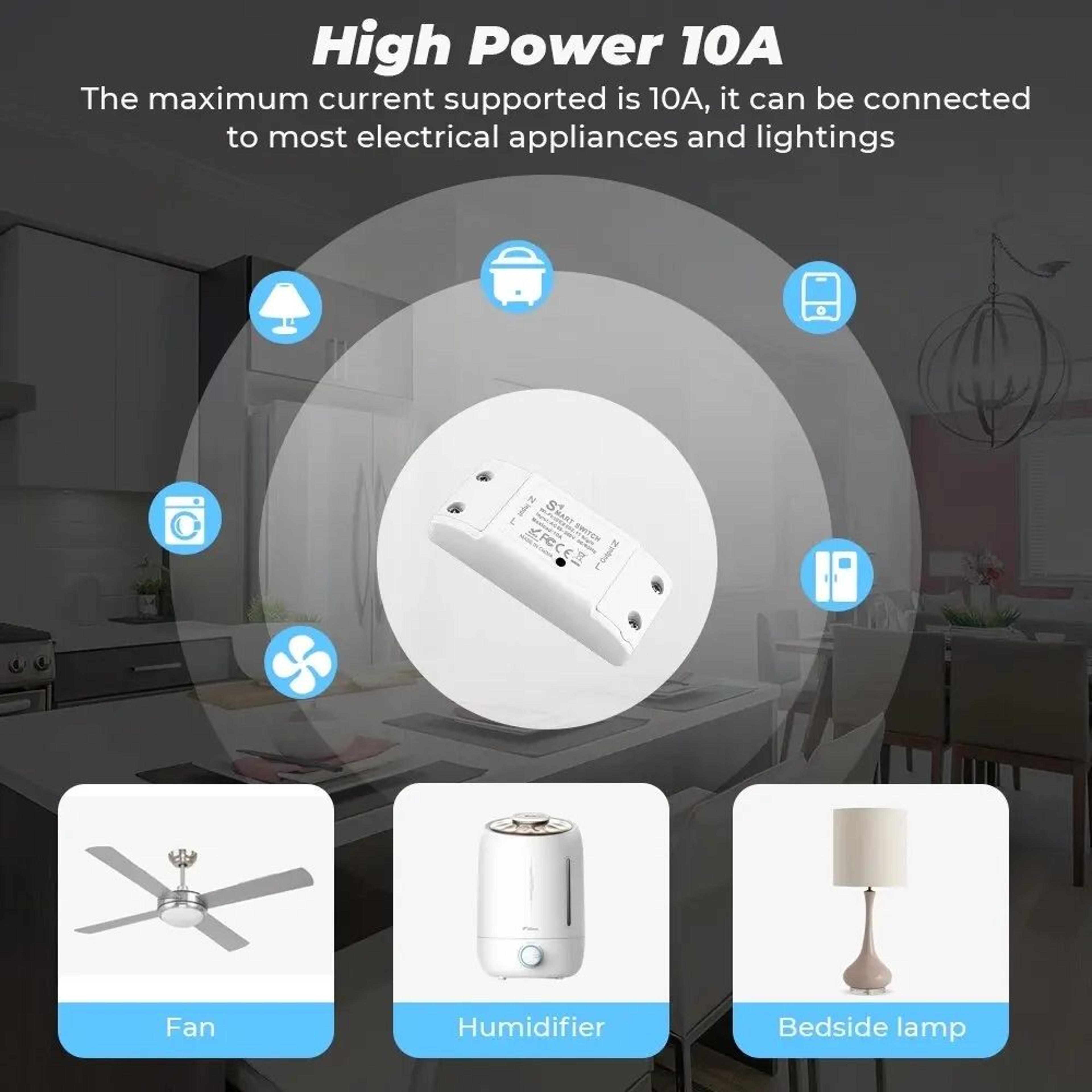 wifi smart switch diy remote controller for alexa & google home automation