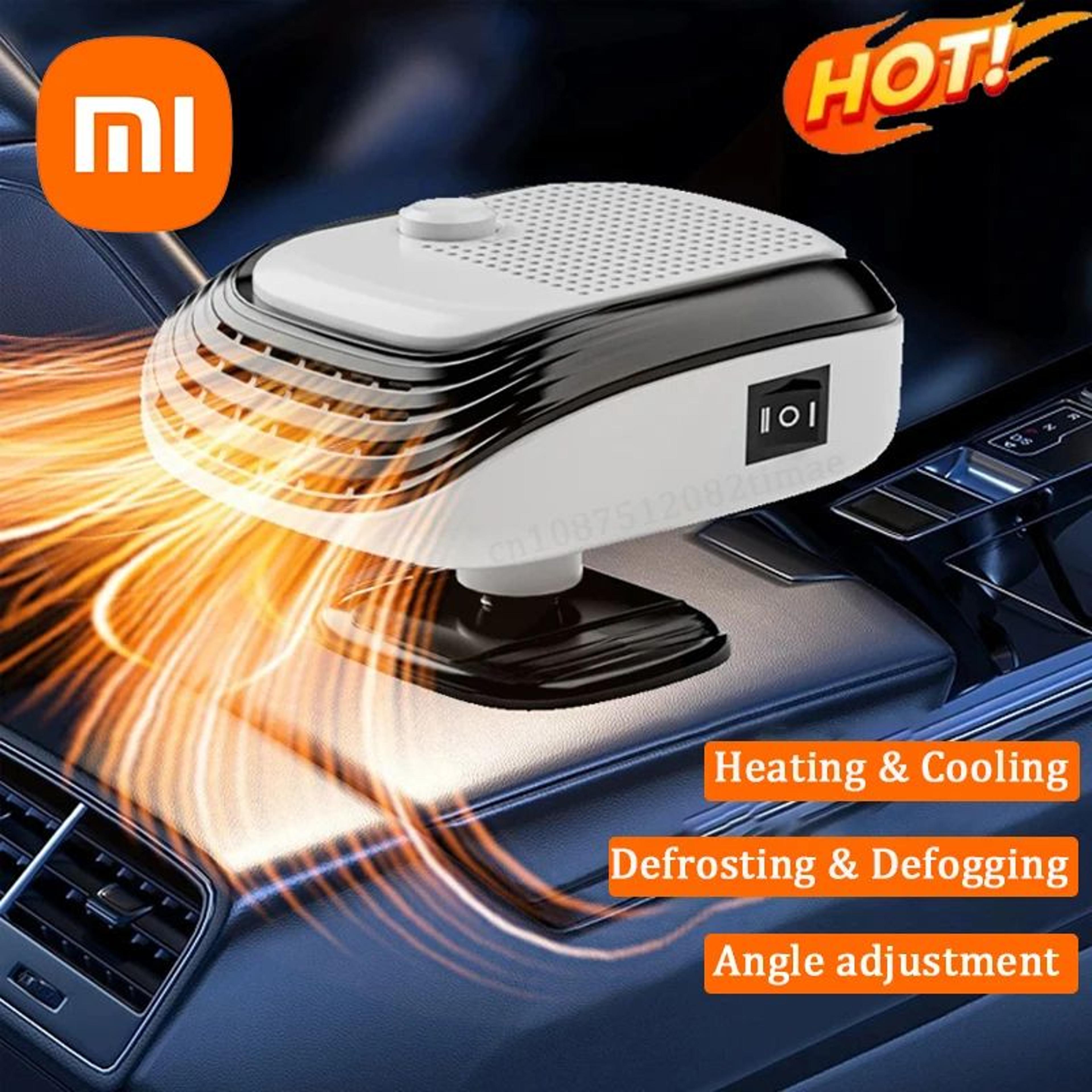 xiaomi portable 12v/24v car heater fan – 150w windshield defogger & winter cabin warmer
