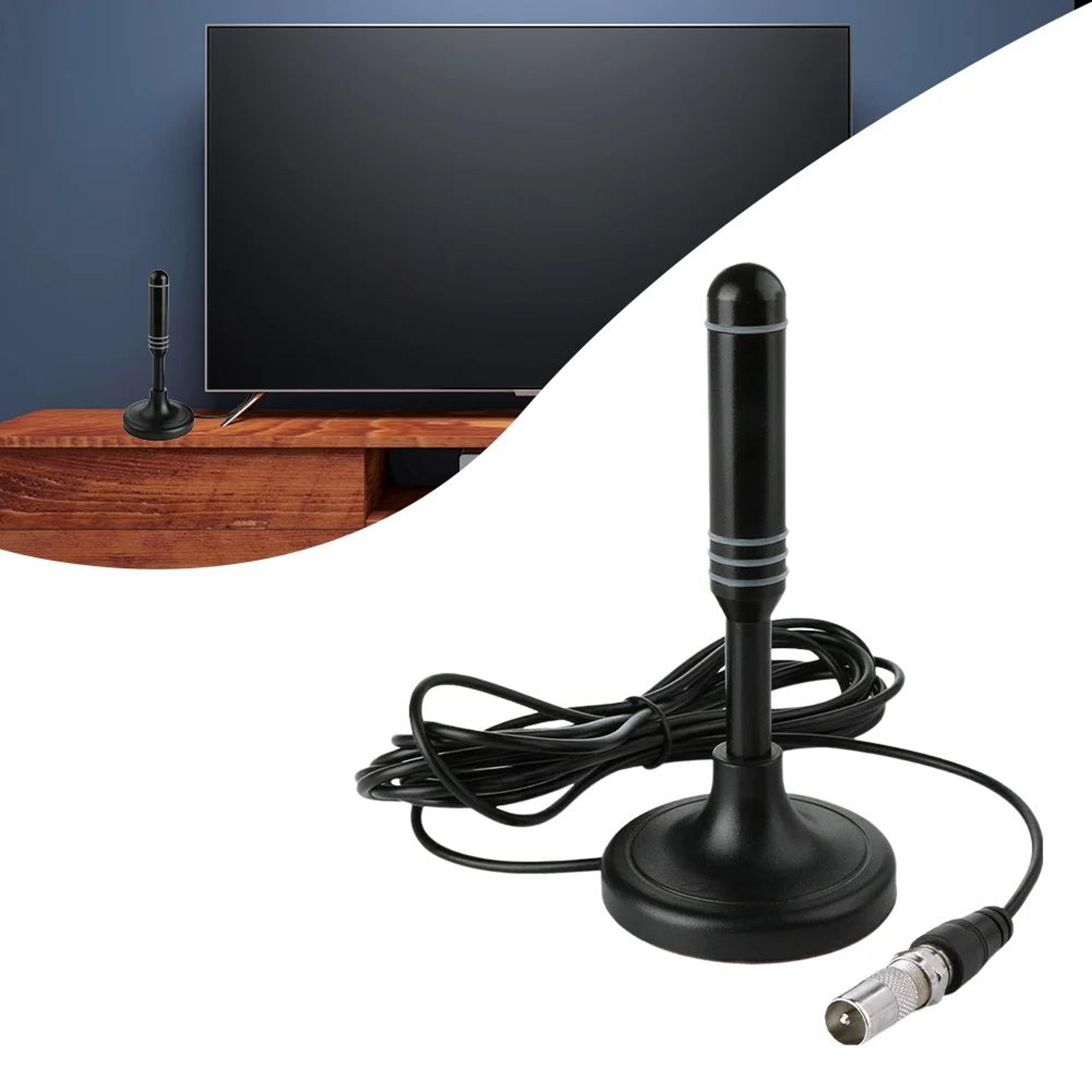 portable digital tv antenna for indoor & outdoor use – hd freeview signal booster for smart tvs