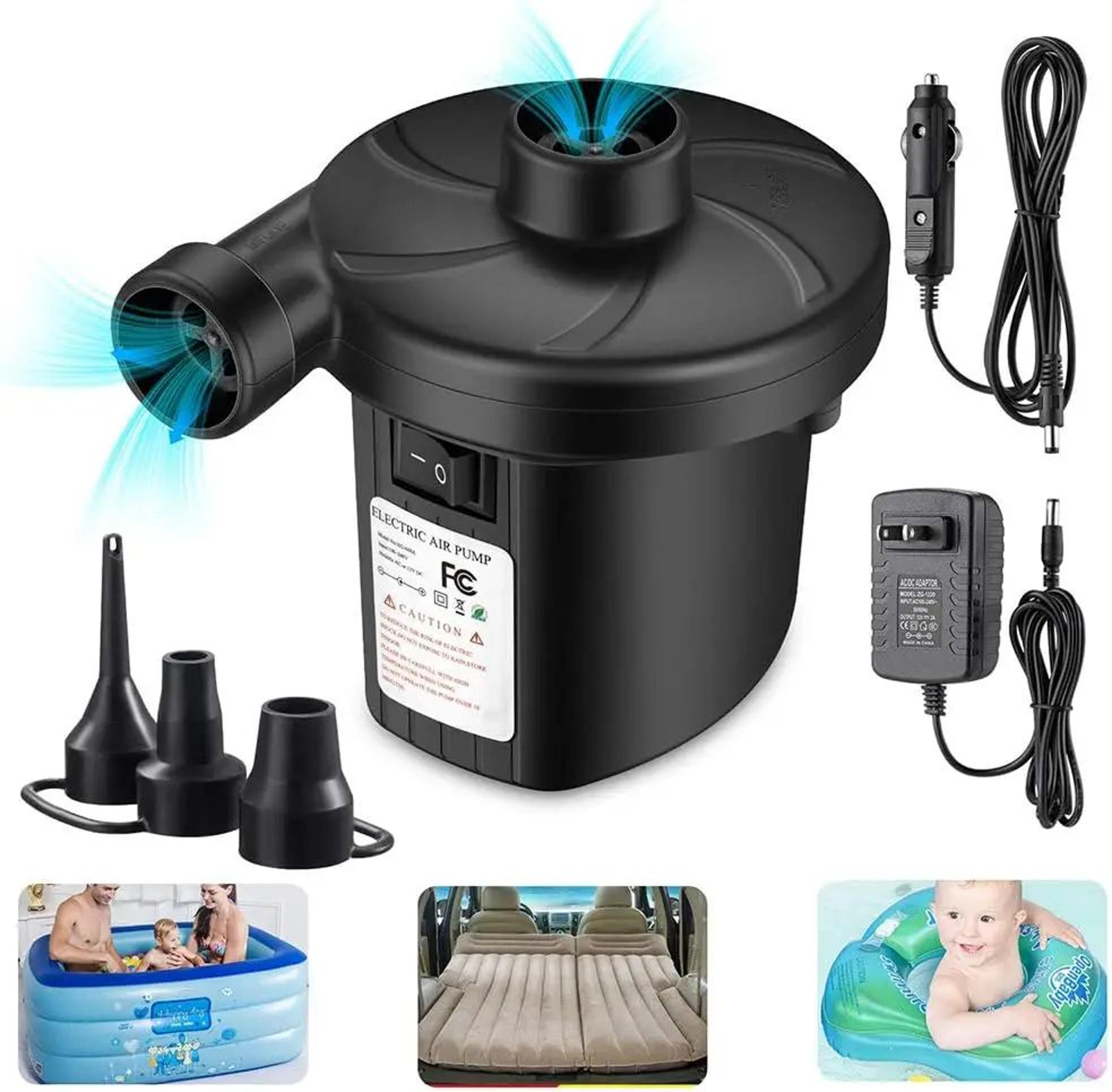 rapidflow portable electric air pump – high-pressure fast inflator & deflator