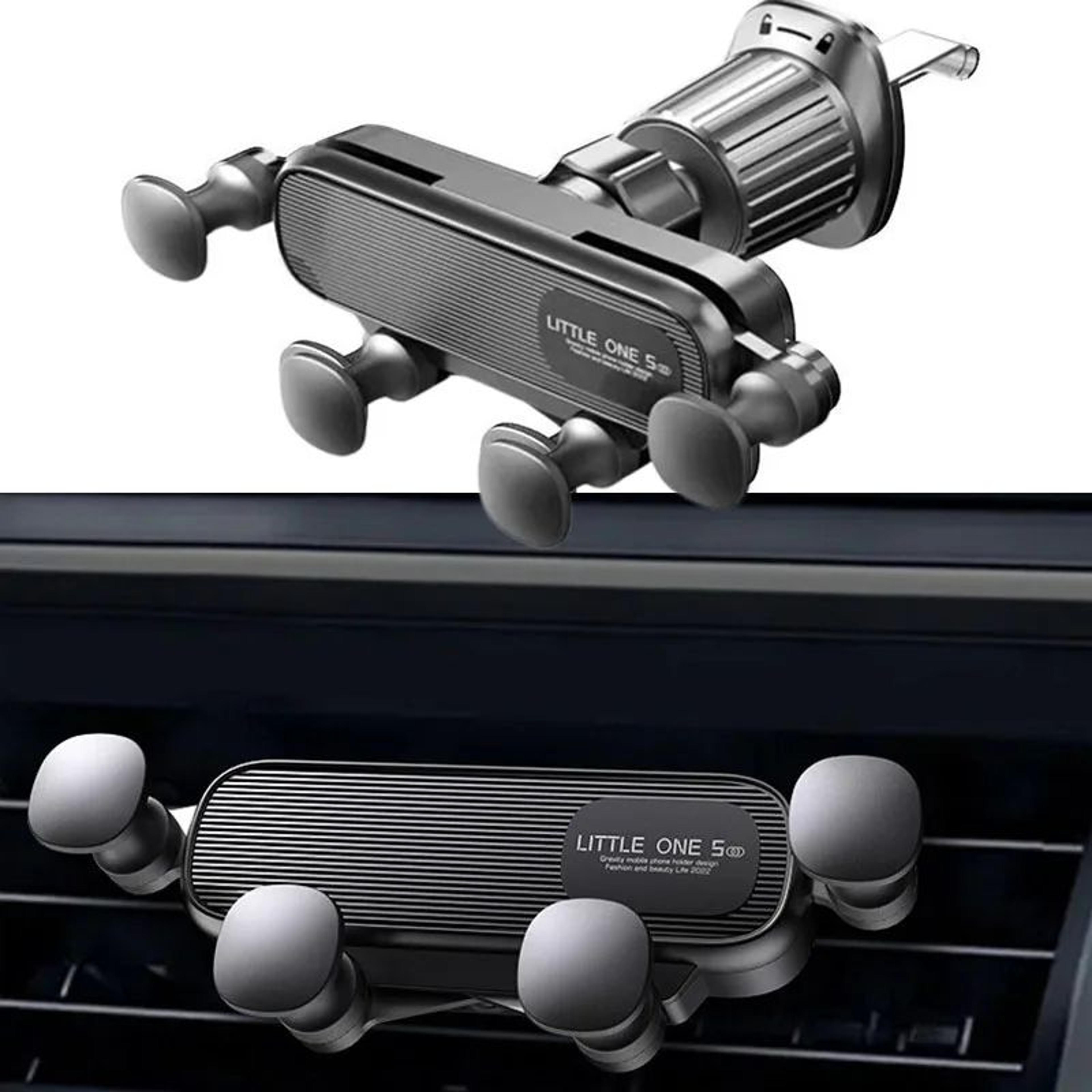 gravitylock universal car air vent phone holder – one-handed, shockproof mount for safer driving
