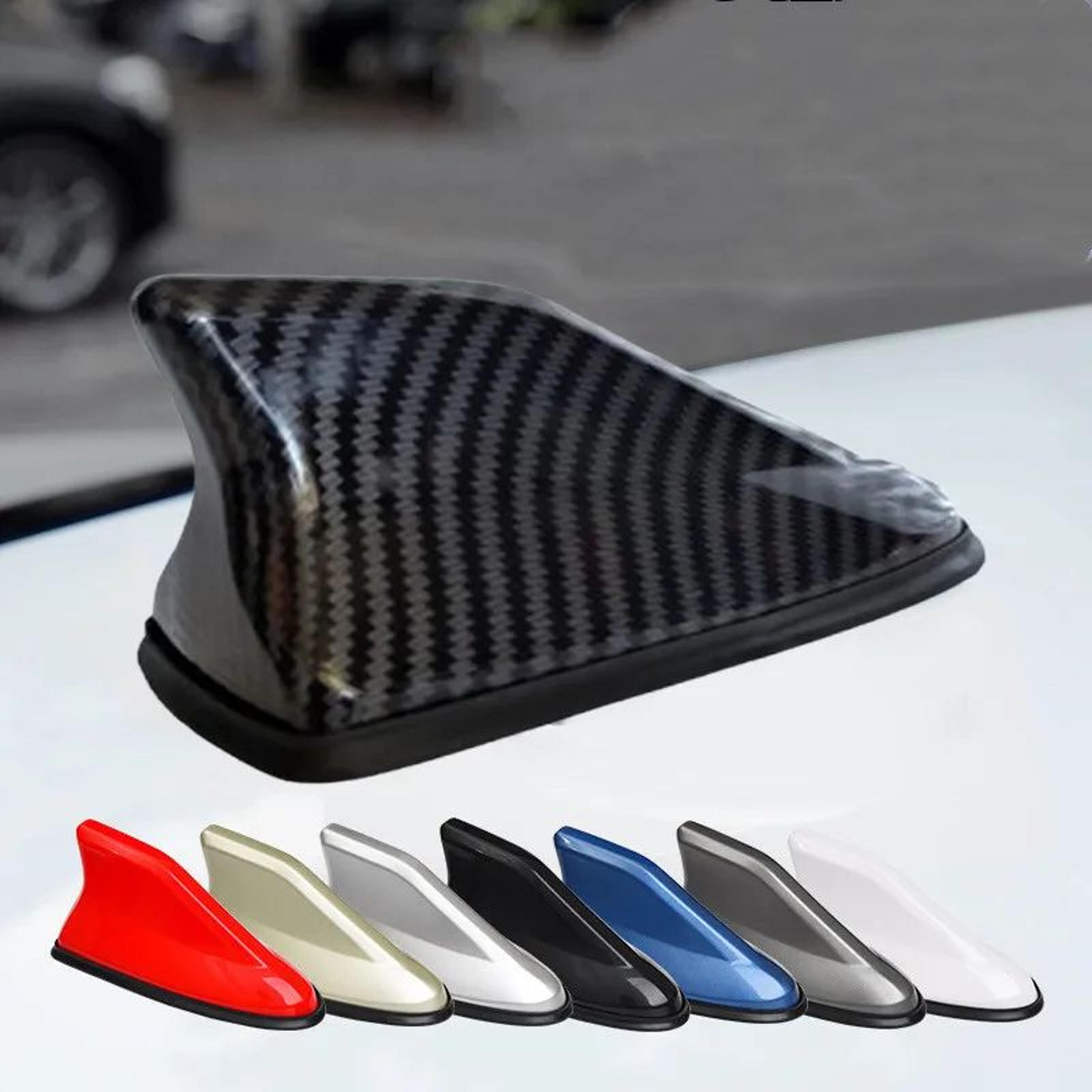 universal shark fin car antenna – sleek roof radio aerial for most vehicles