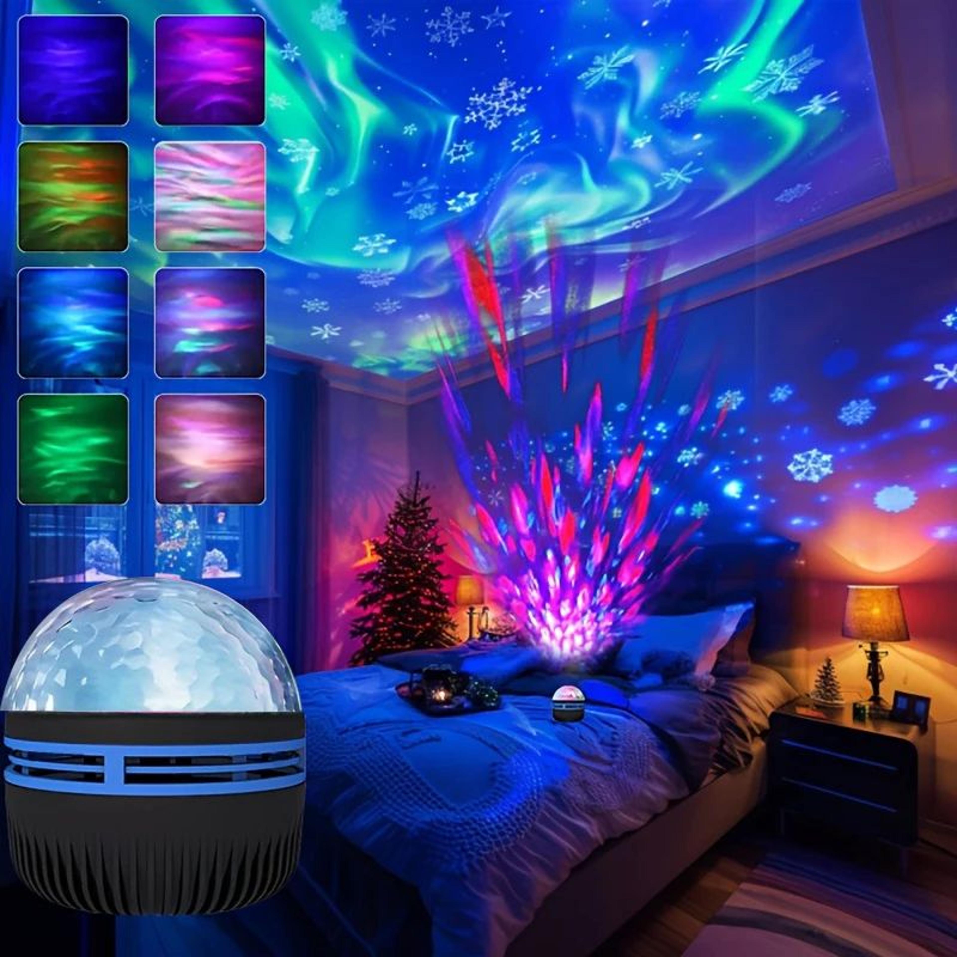 aurora star galaxy projector light