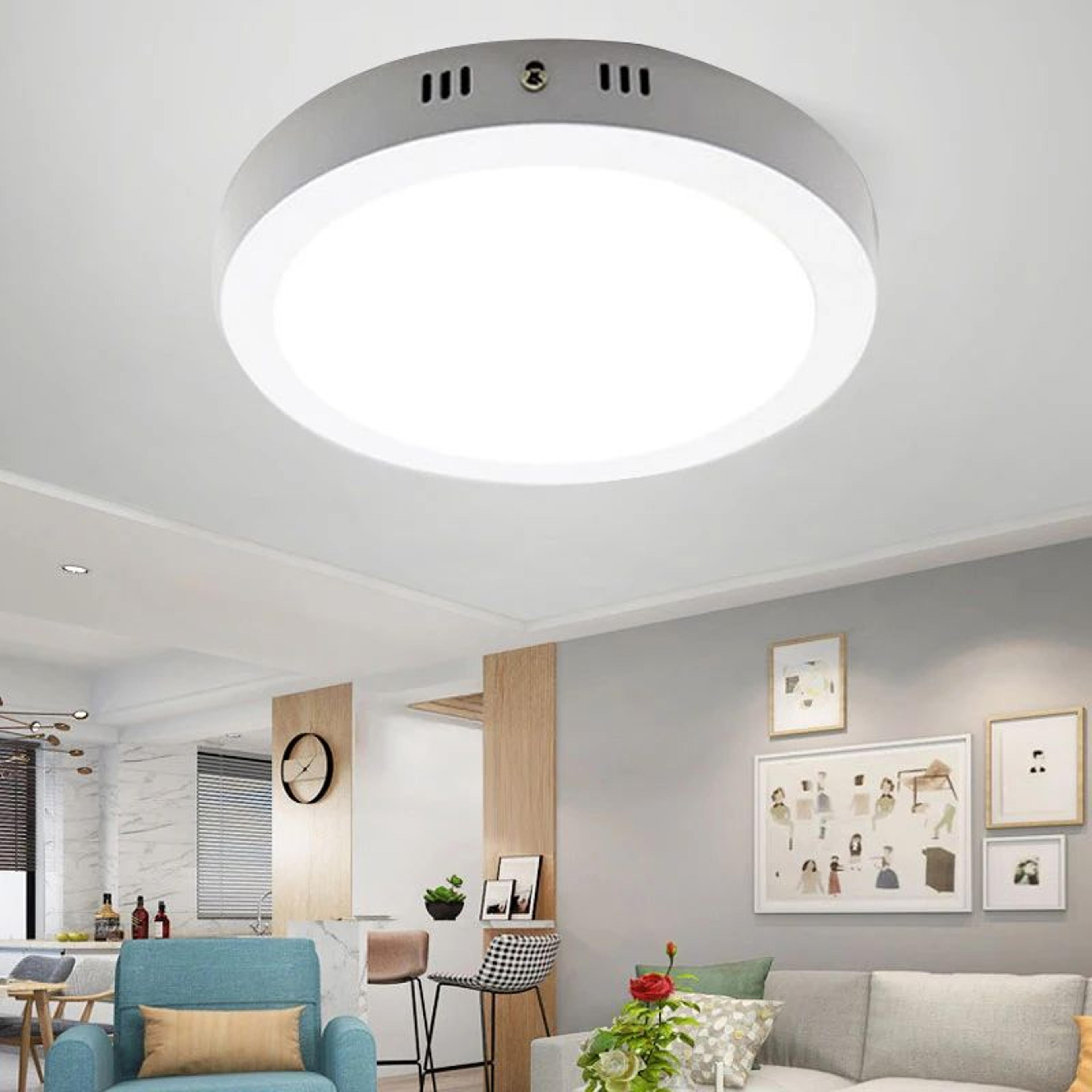 ultra-thin modern led ceiling light – flush mount panel for living & bedroom
