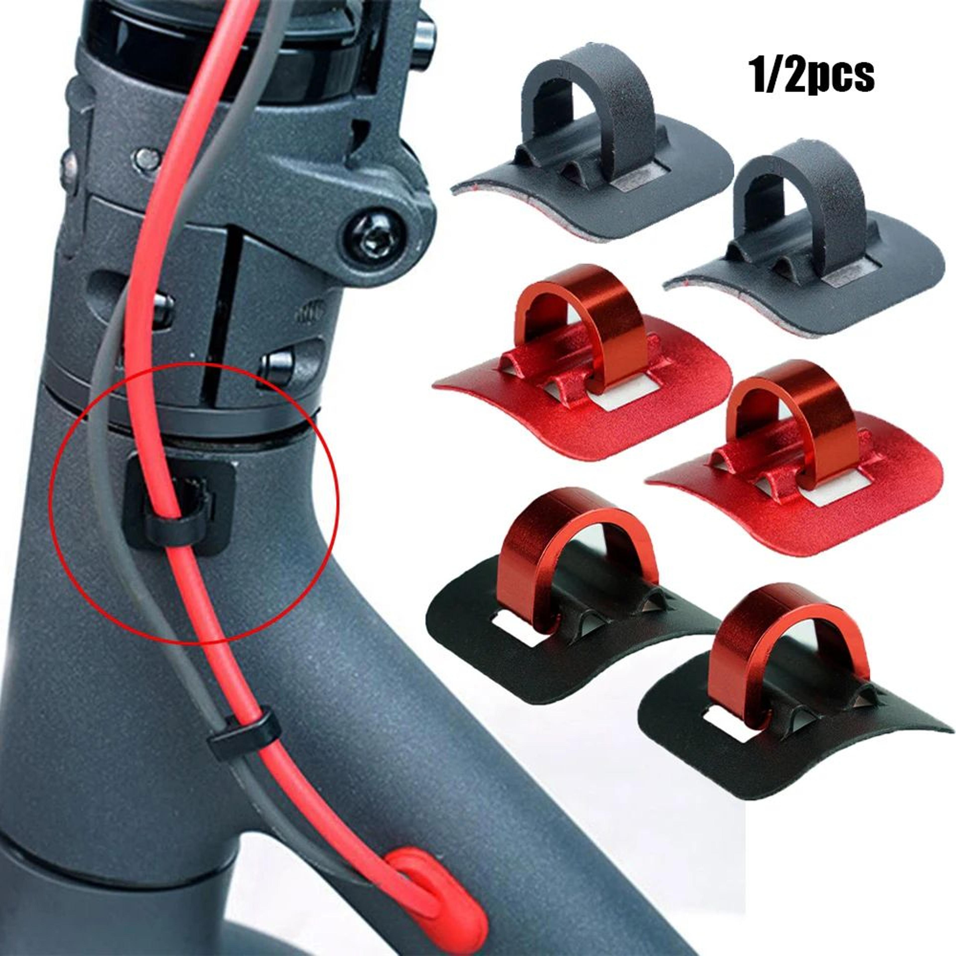 xiaomi m365 alloy cable organizer buckle – tidy wire clip for m365 pro scooter (1–2pcs)