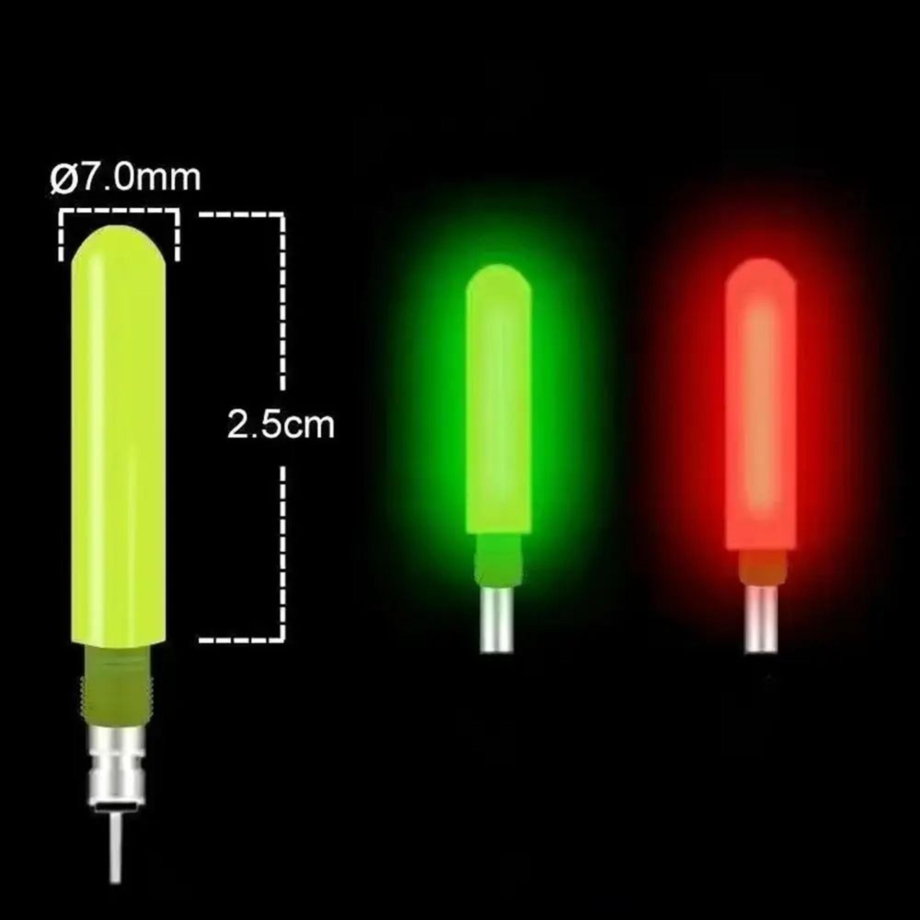 color-change electronic float tail bite indicator - fishing float tail tackle accessory (1 or 3 segment)