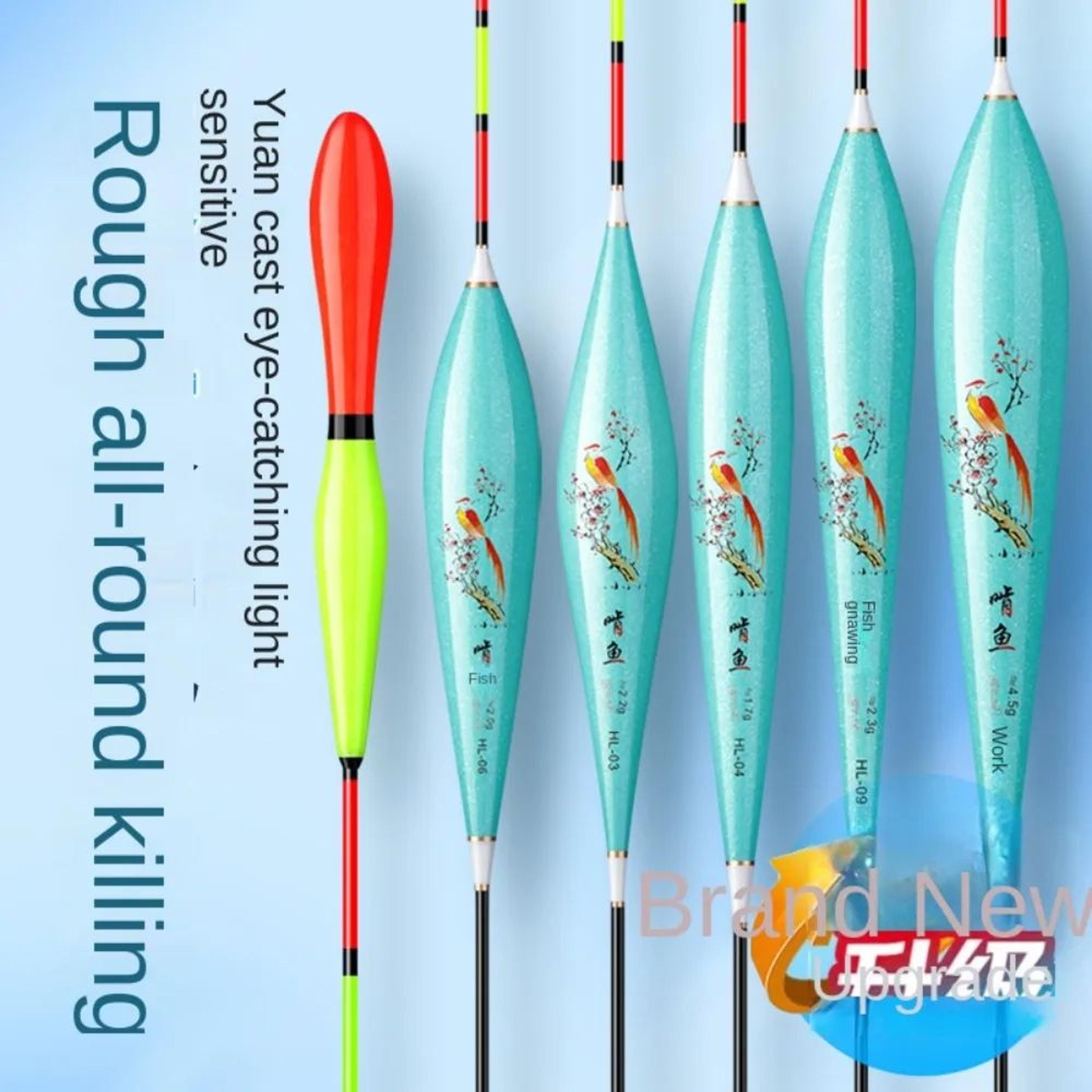 3-pack rocky strike indicator fishing floats – high-visibility triangle tail slip bobber set