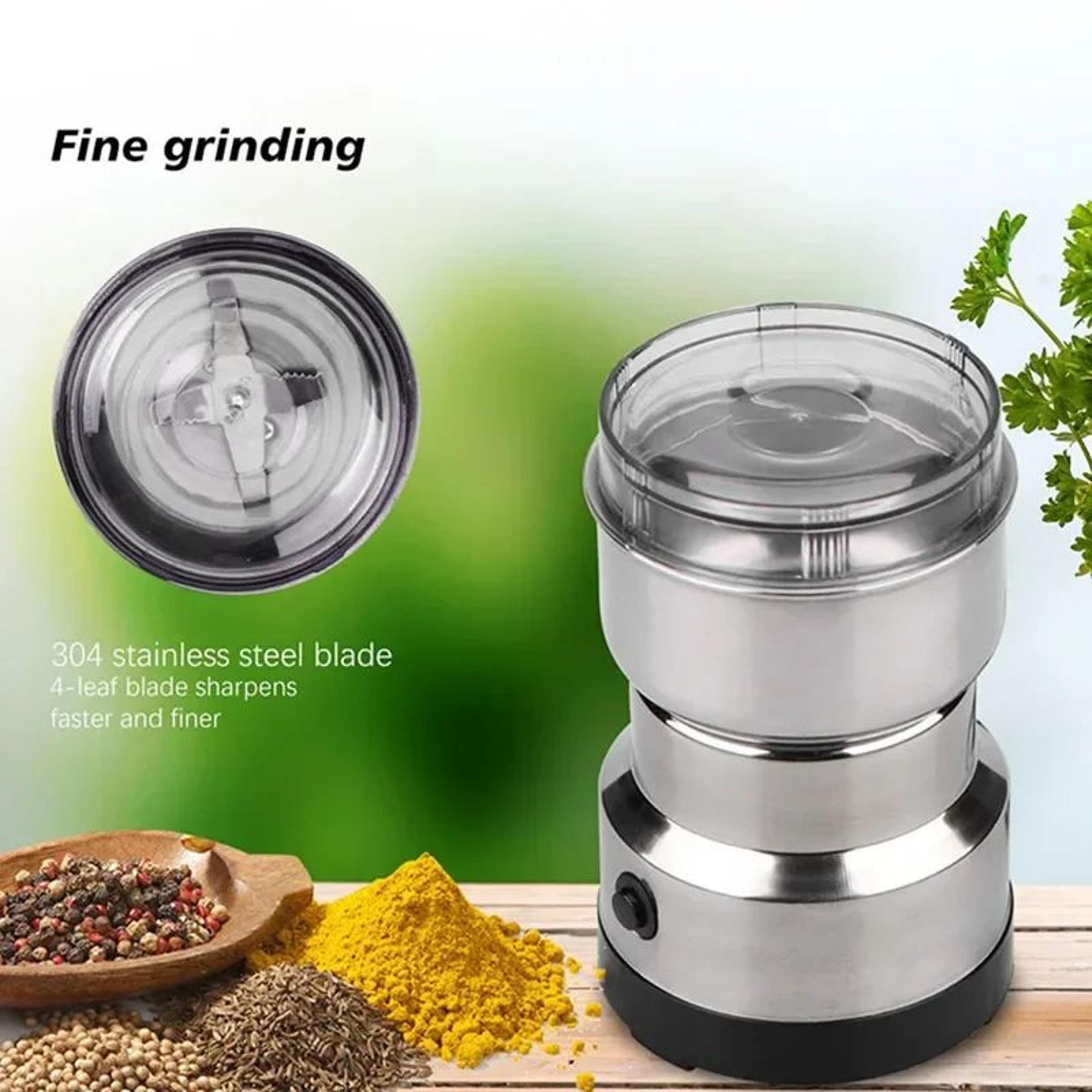 ultrafine multipurpose electric coffee grinder - stainless steel coffee bean grinder for spices, seeds & nuts