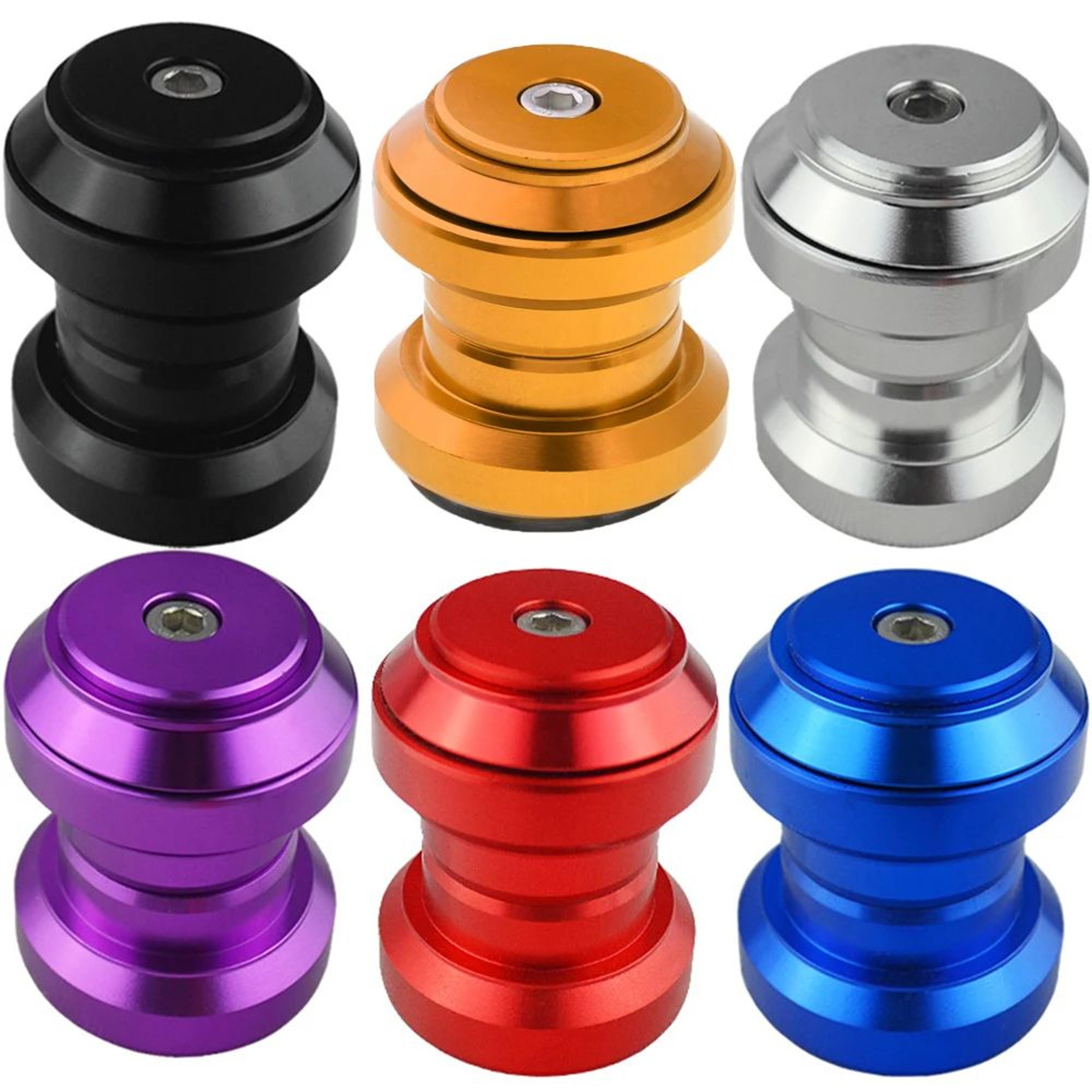 aluminum alloy 34mm external bearing headset with sealed cartridge bearings & top cap (1-1/8 threadless)