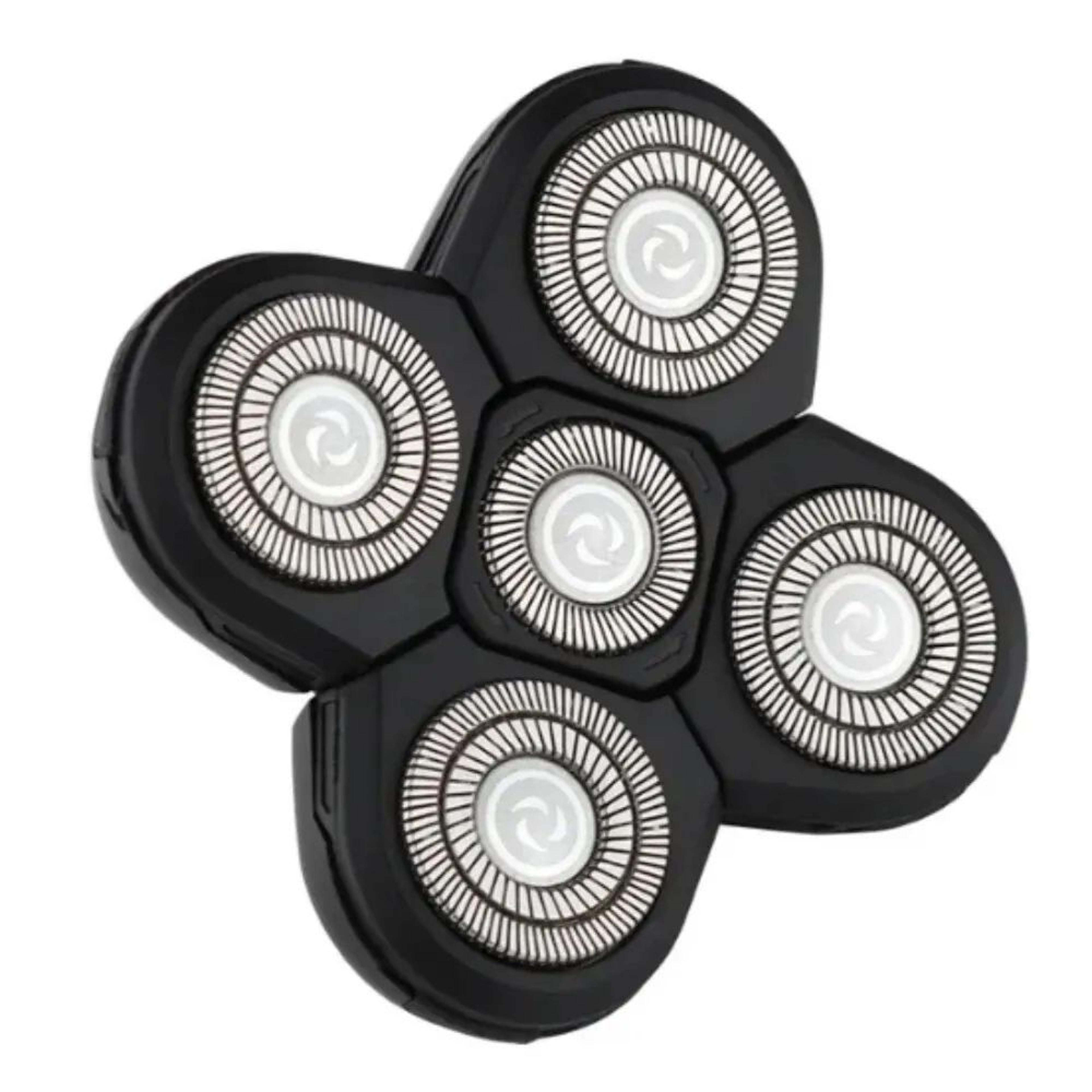 washable multi-blade rotary shaver replacement head - smooth-glide waterproof spare for mens electric razors
