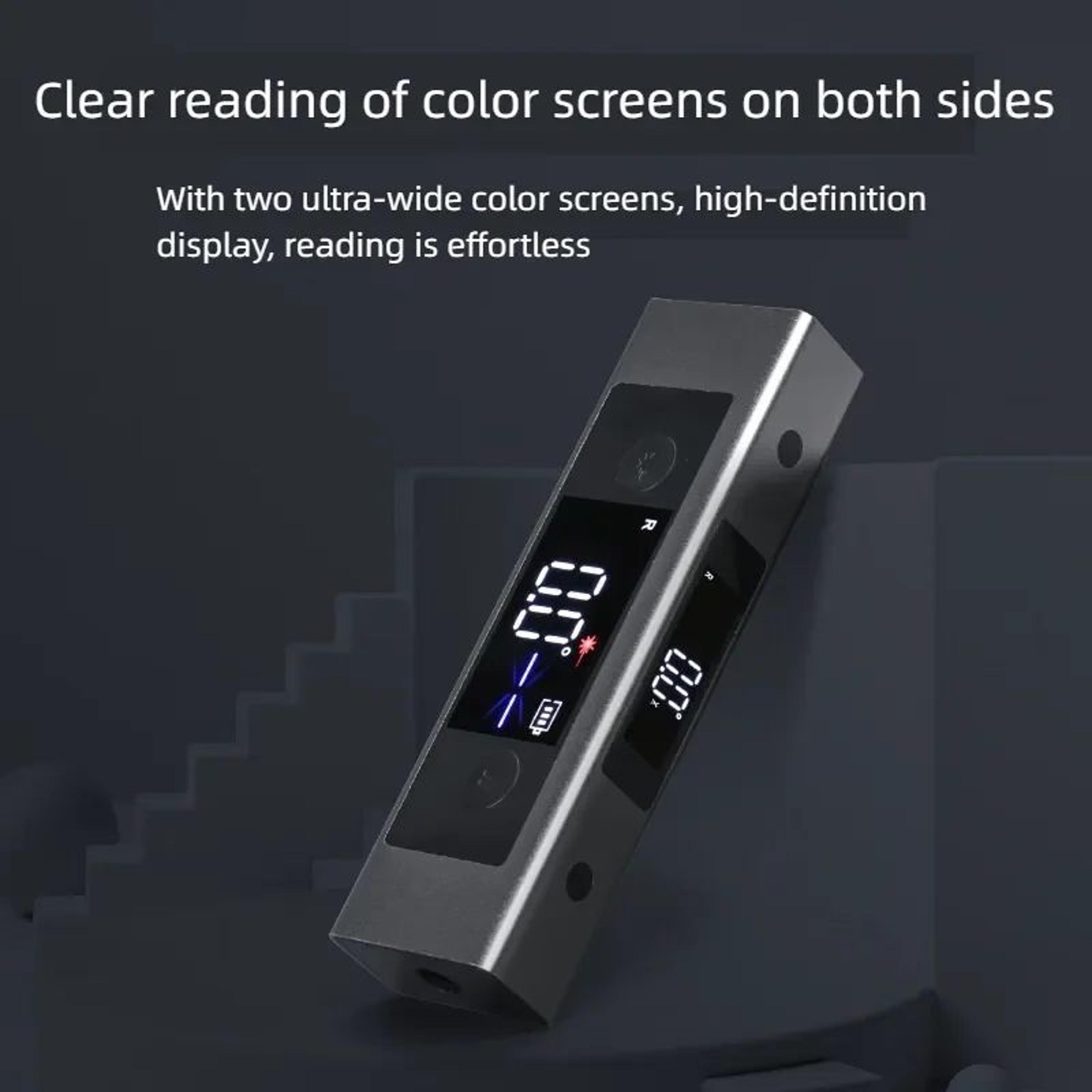 precision digital angle master – digital inclinometer & protractor tool