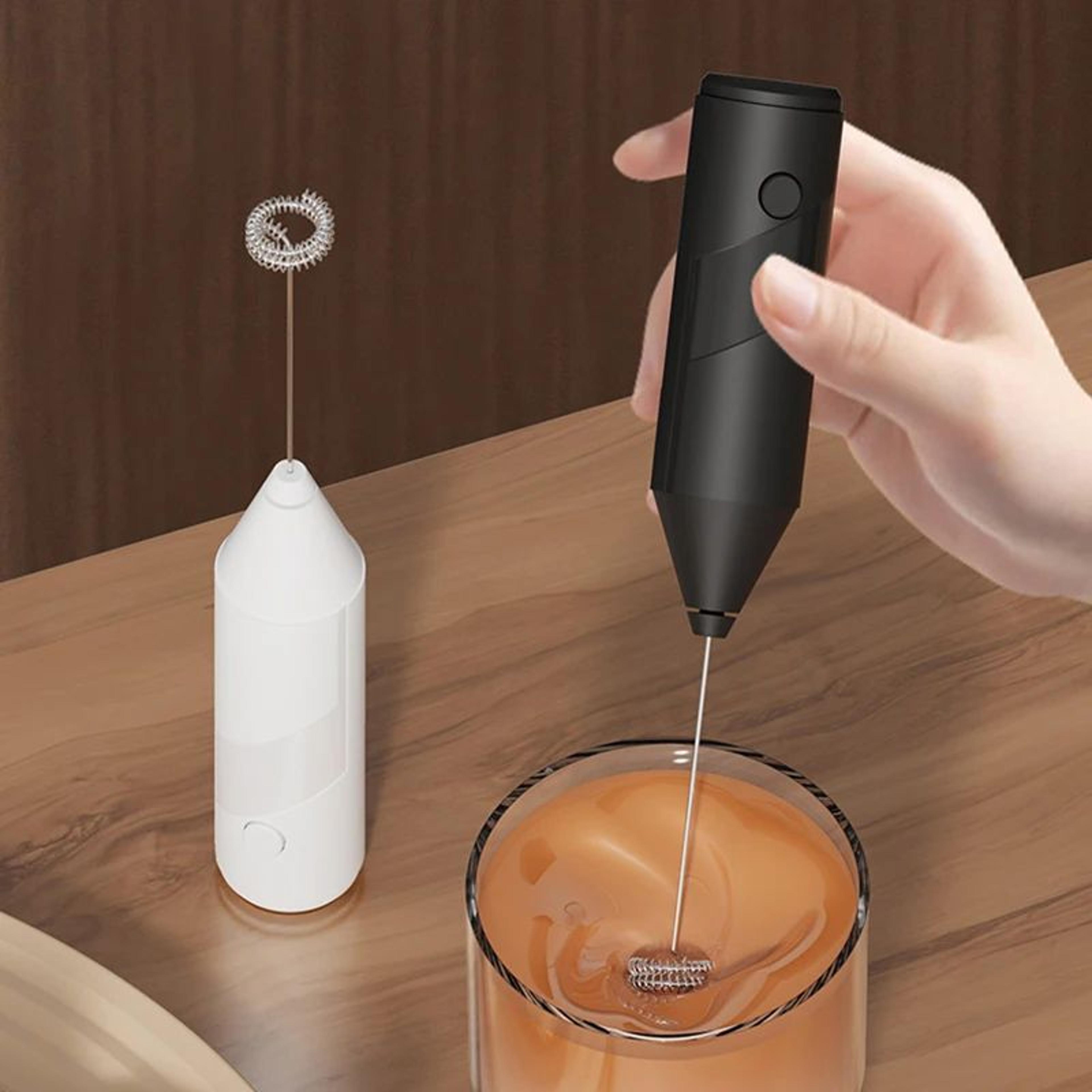oneka handheld milk frother wand – fast coffee foam maker & electric whisk for lattes, matcha, hot chocolate