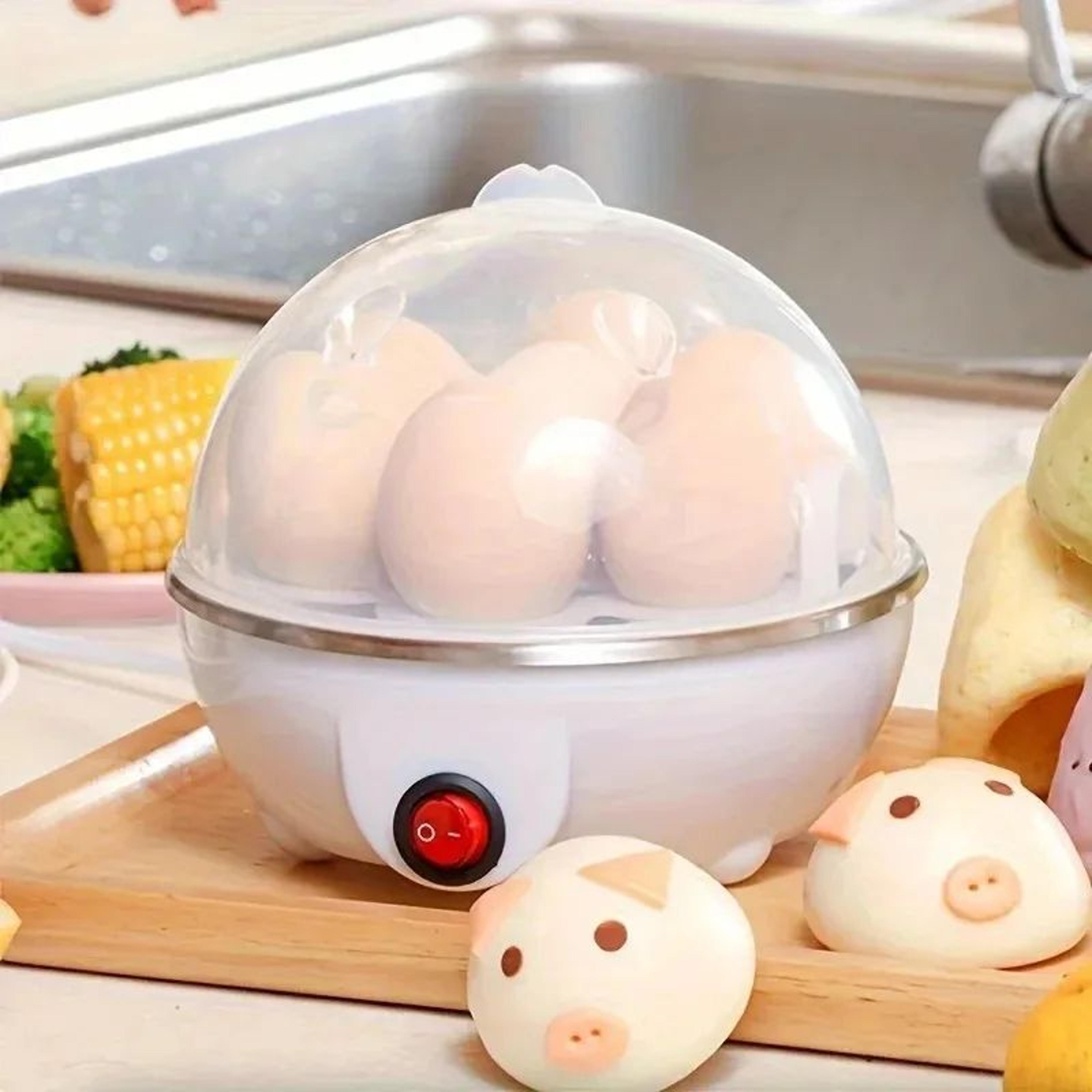7-egg electric egg cooker with auto shut-off – multi-function egg steamer & automatic egg boiler