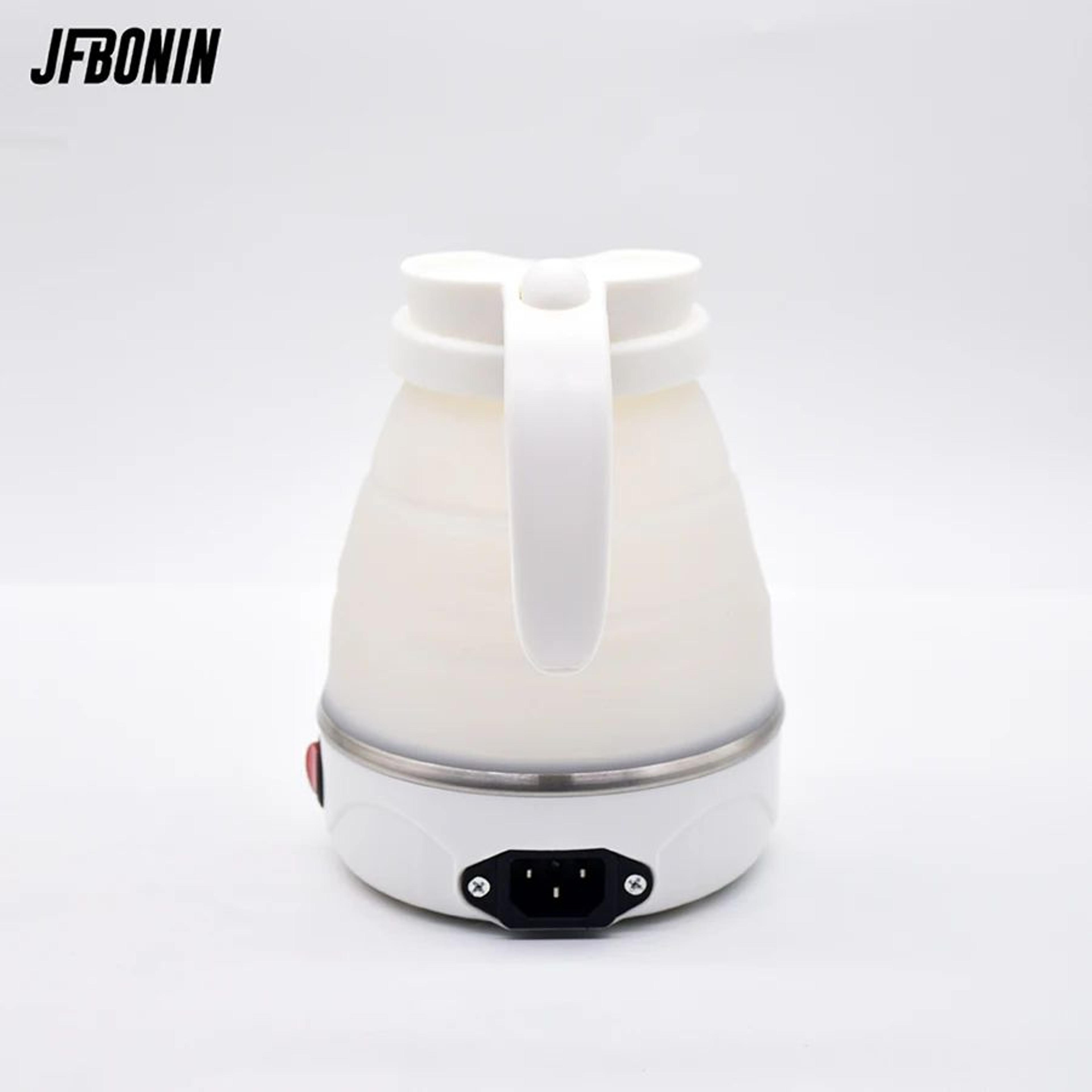 foldable travel electric kettle 600ml – portable fast-boil mini water boiler for hotels, camping & daily tea