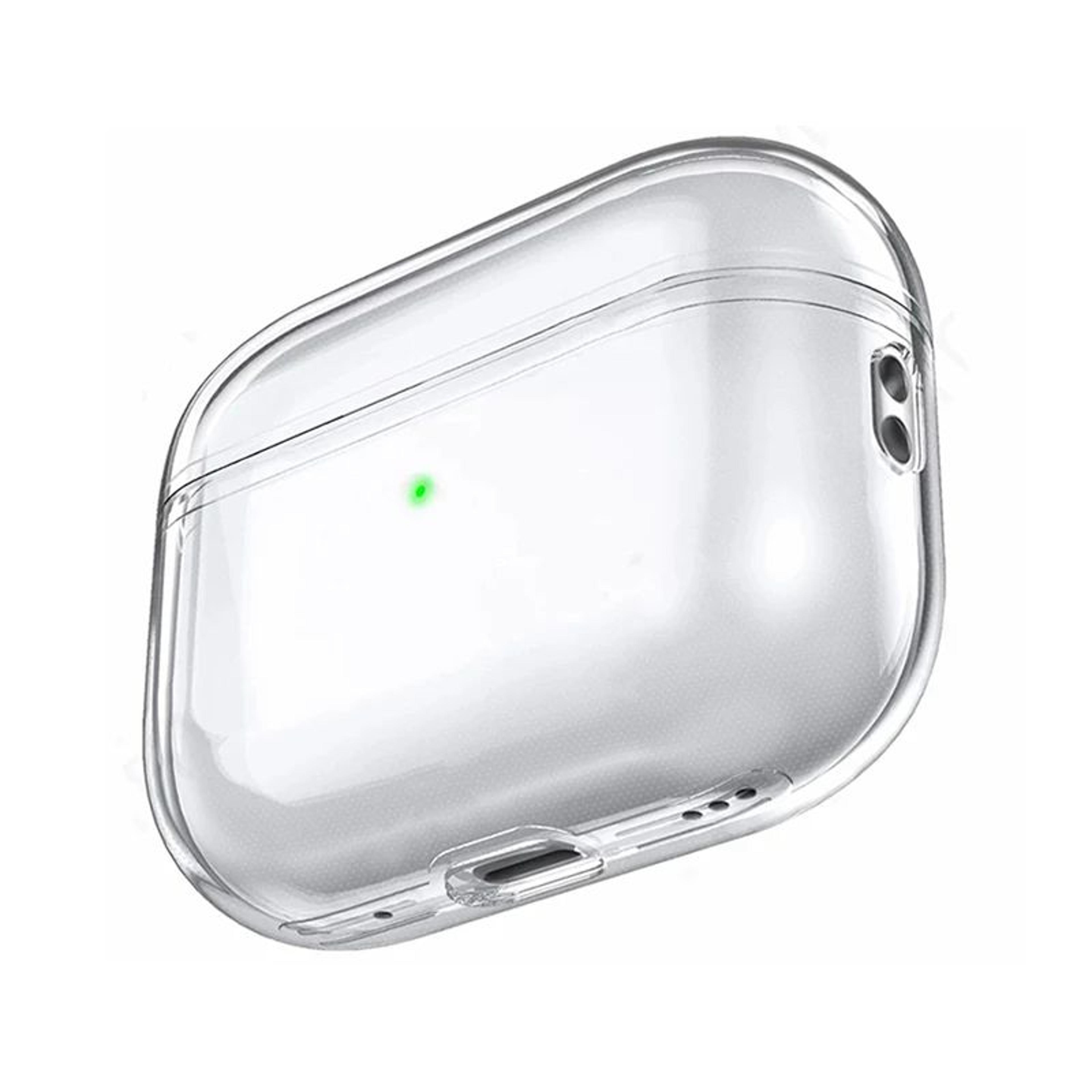 crystal clear hard pc case for airpods (pro 2/pro/3/2/1) – slim scratch-shield protective cover