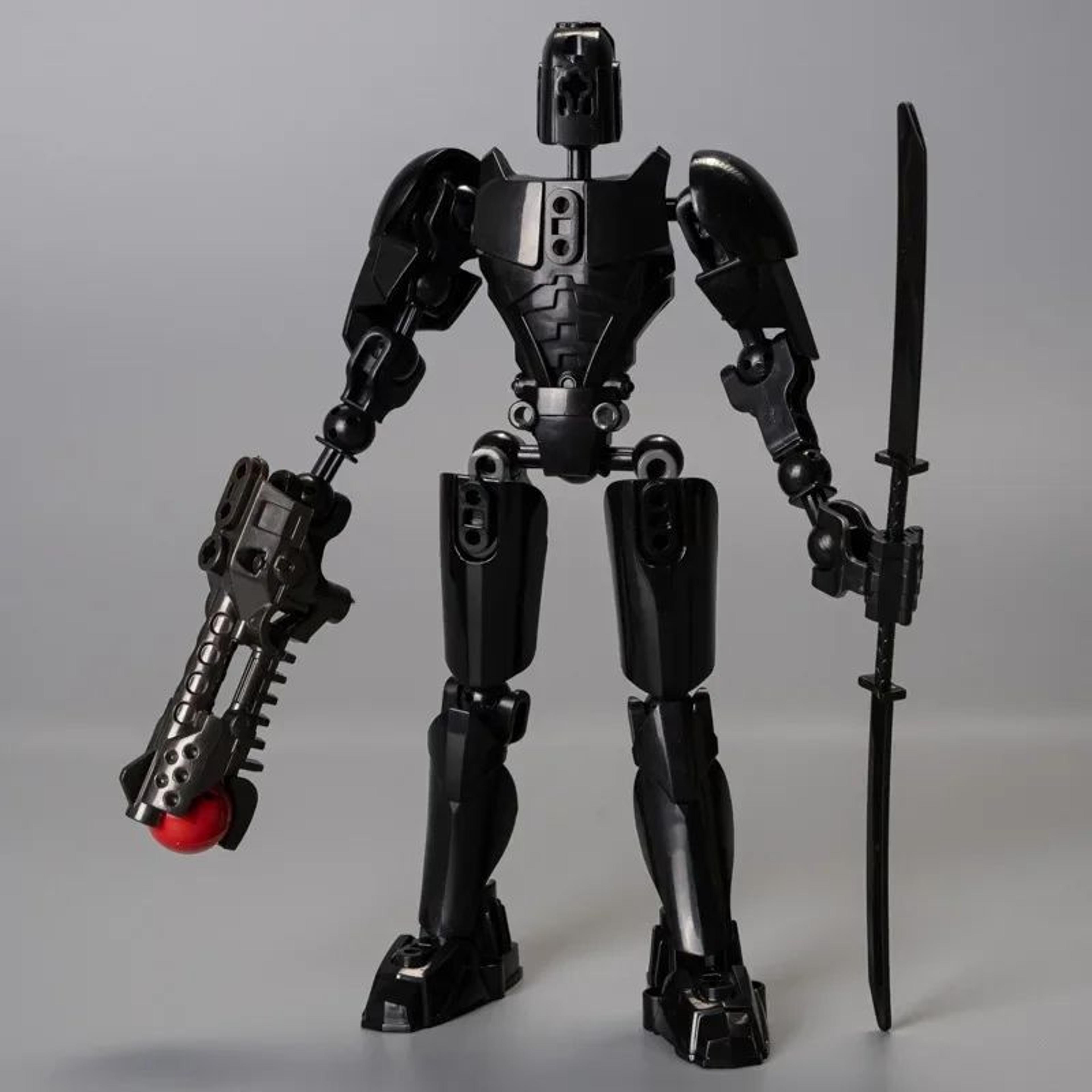 dummy 13 building block warrior – multi-jointed poseable 3d printed mannequin action figure