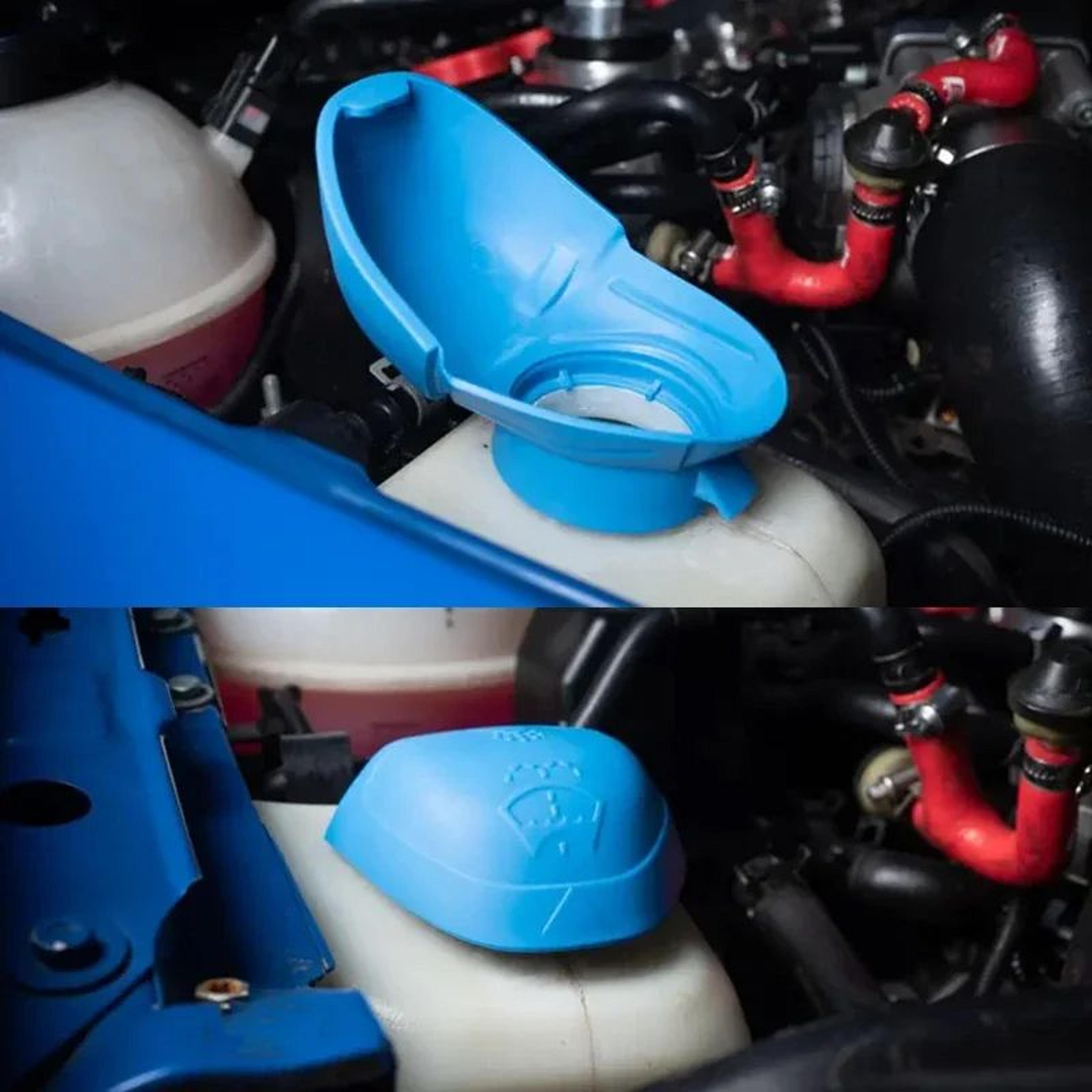 audi vw skoda windshield washer reservoir cap - secure washer fluid tank cap (plastic replacement)