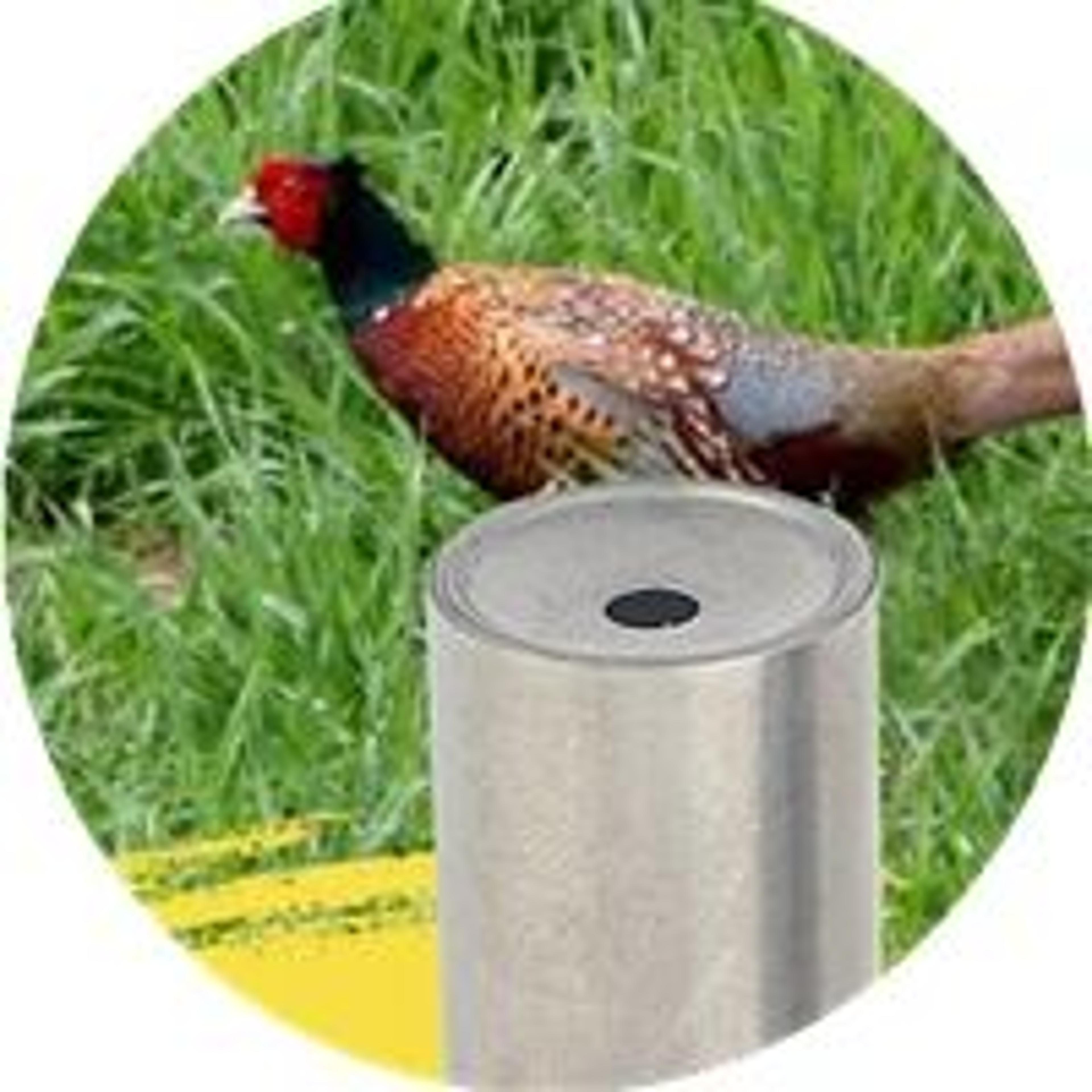 stainless steel pheasant hunting whistle – realistic bird call whistle for hunters & outdoor bird training